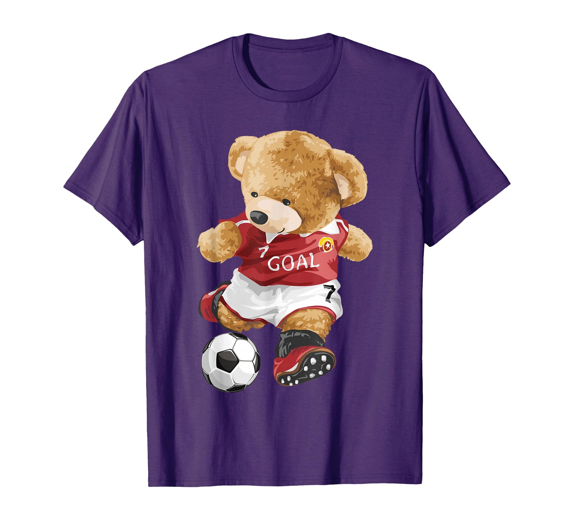 Teddy Bear Playing Soccer T-Shirt - Streetwear Style for Adults - T-Shirt, Sweatshirt, Hoodie