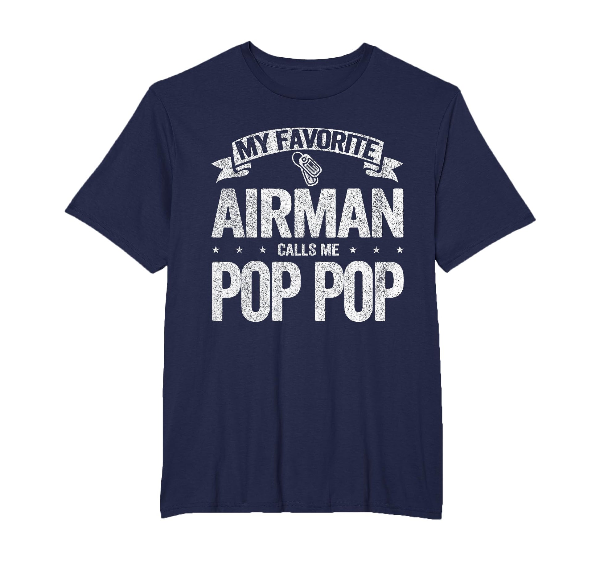 My Favorite Airman Calls Me Pop Pop T-Shirt - Aesthetic Graphic for Adults - T-Shirt, Sweatshirt, Hoodie