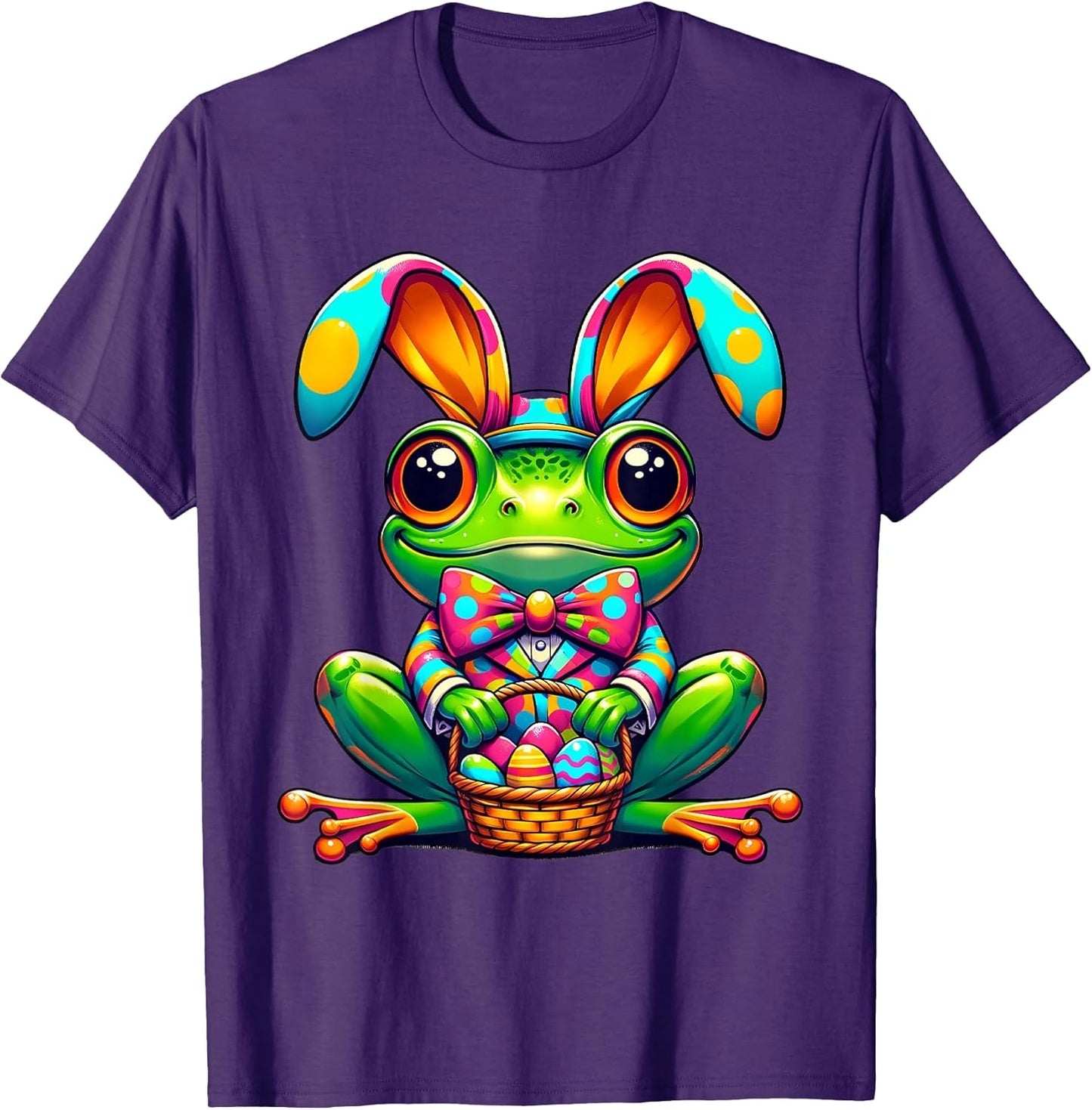 Funny Happy Easter Frog Gifts and Apparel Unisex T-shirt, Sweatshirt, Hoodie, Long Sleeve Tee - T-Shirt, Sweatshirt, Hoodie