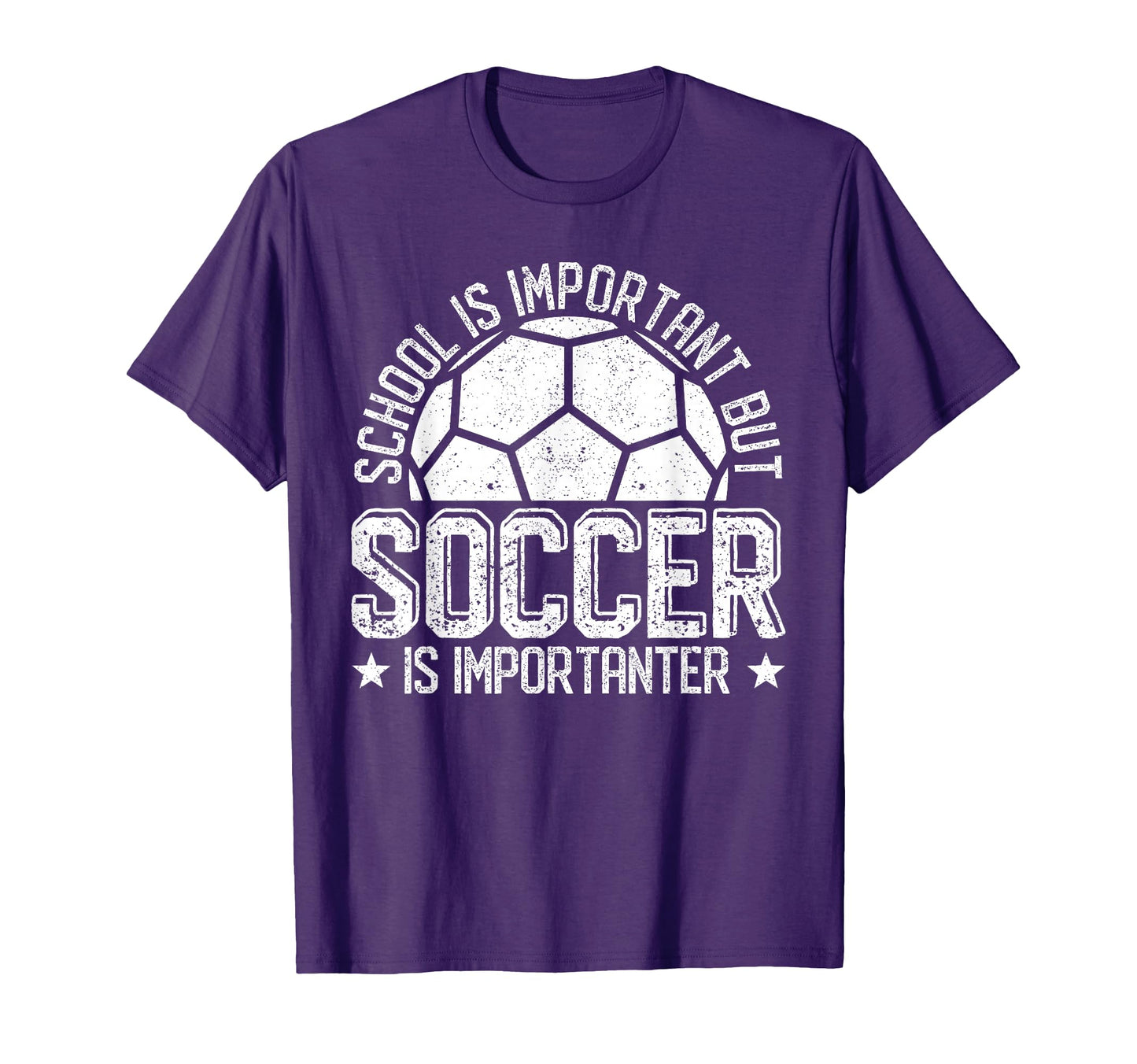 School Is Important But Soccer Is T-Shirt - Aesthetic Graphic Men Women - T-Shirt, Sweatshirt, Hoodie
