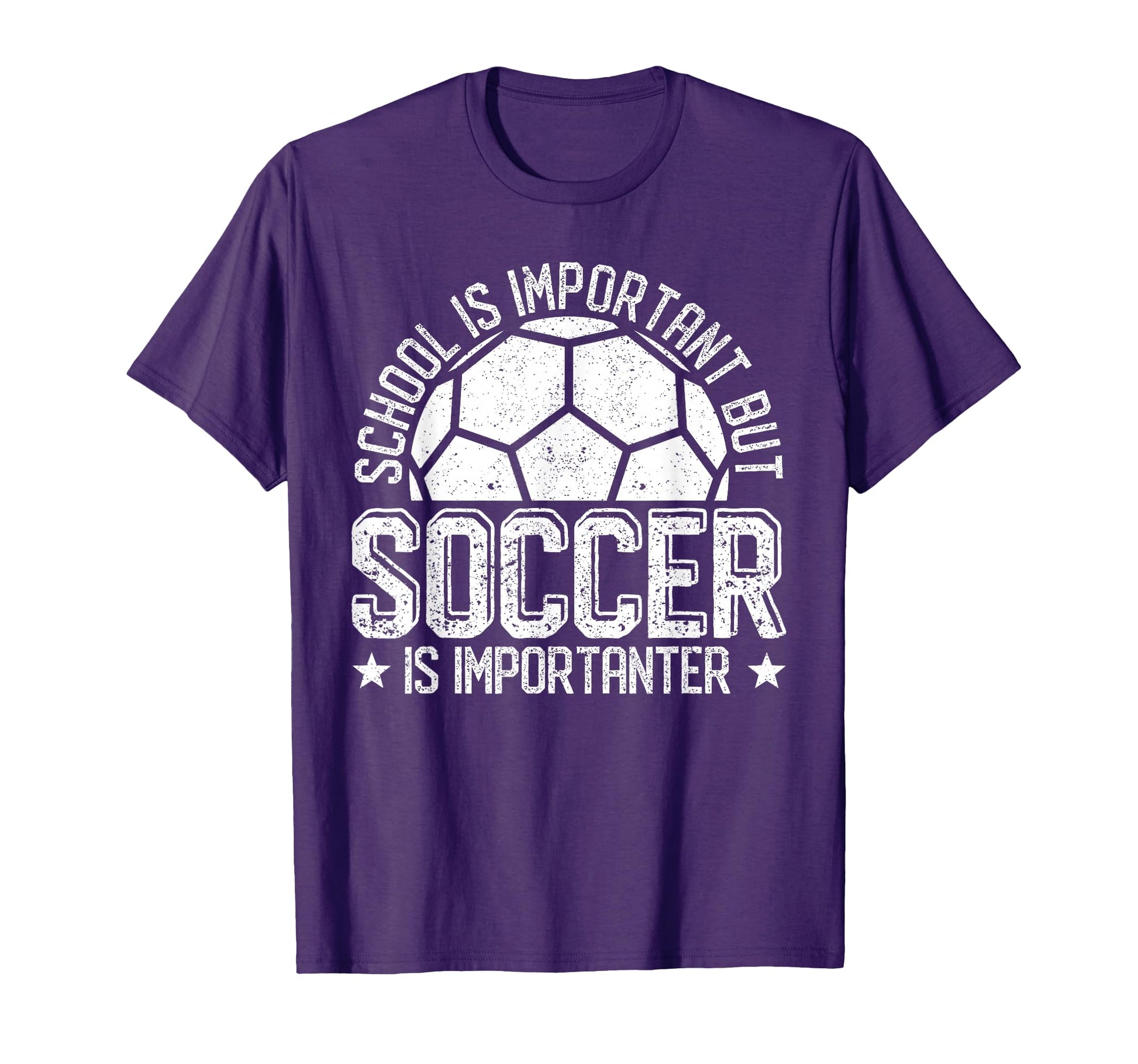 School Is Important But Soccer Is T-Shirt - Aesthetic Graphic Men Women - T-Shirt, Sweatshirt, Hoodie