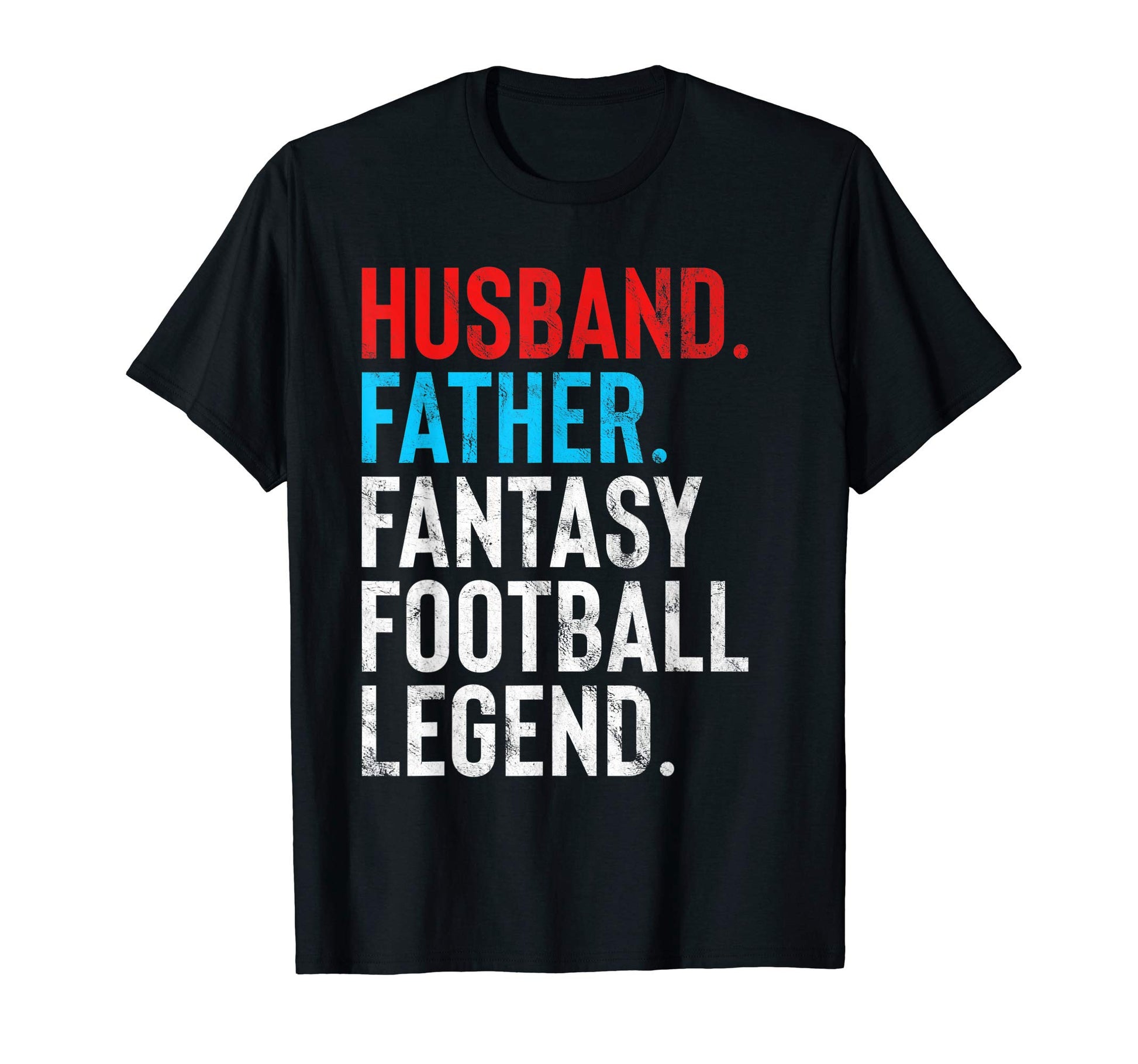 Husband Father Fantasy Football T-Shirt - Minimalist Print for Adults - T-Shirt, Sweatshirt, Hoodie