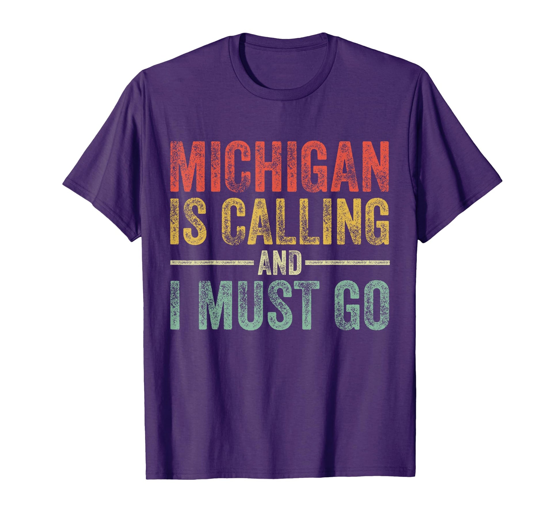 Michigan Is Calling And I Must Go T-Shirt - Minimalist Print for Adults - T-Shirt, Sweatshirt, Hoodie