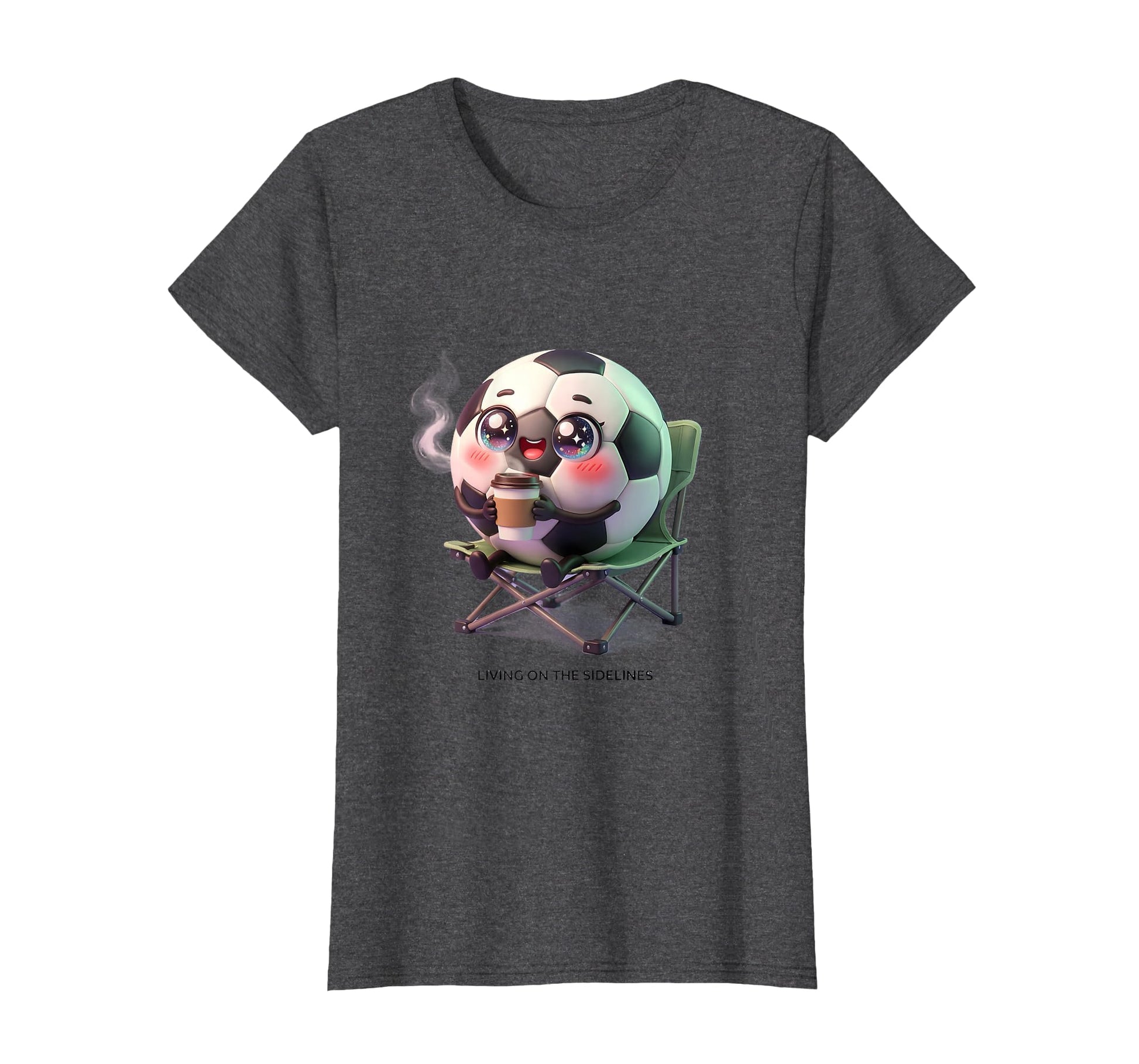 Living Sidelines Soccer Mom T-Shirt - Aesthetic Graphic Unisex - T-Shirt, Sweatshirt, Hoodie