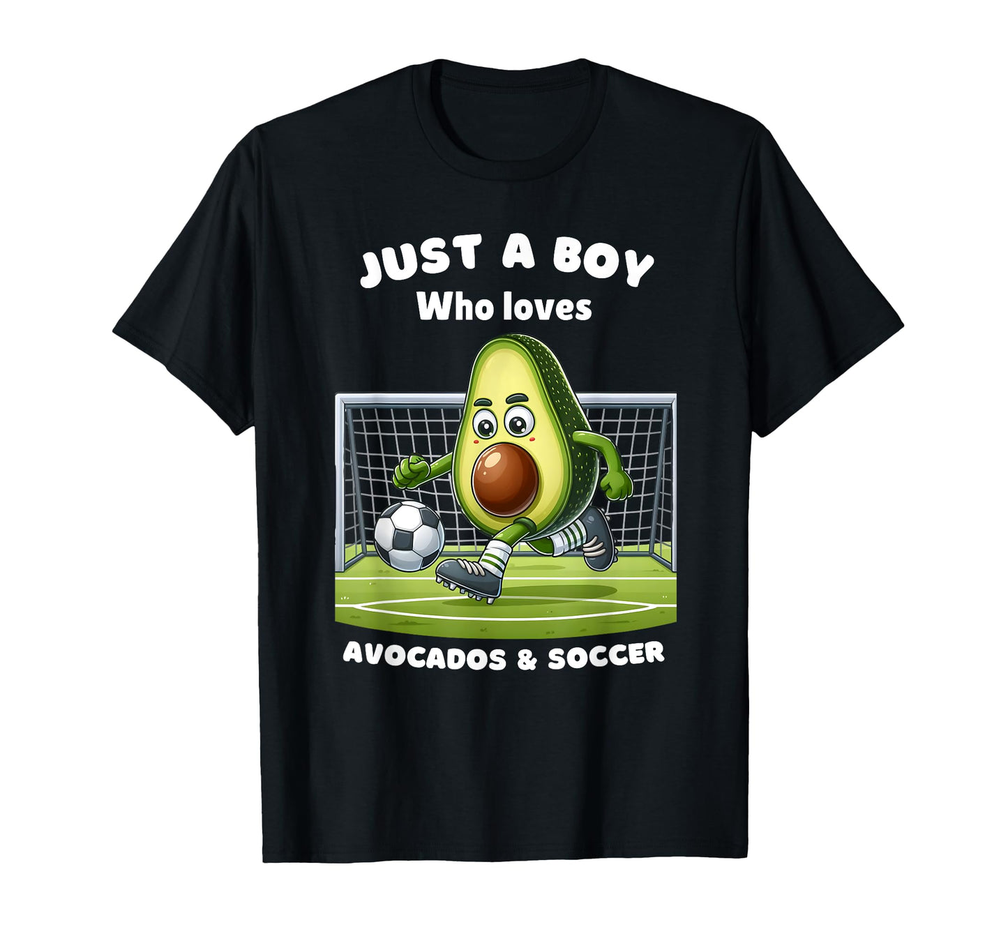 Just Who Loves Avocado And Soccer Funny T-Shirt - Trendy Graphic Men Women - T-Shirt, Sweatshirt, Hoodie