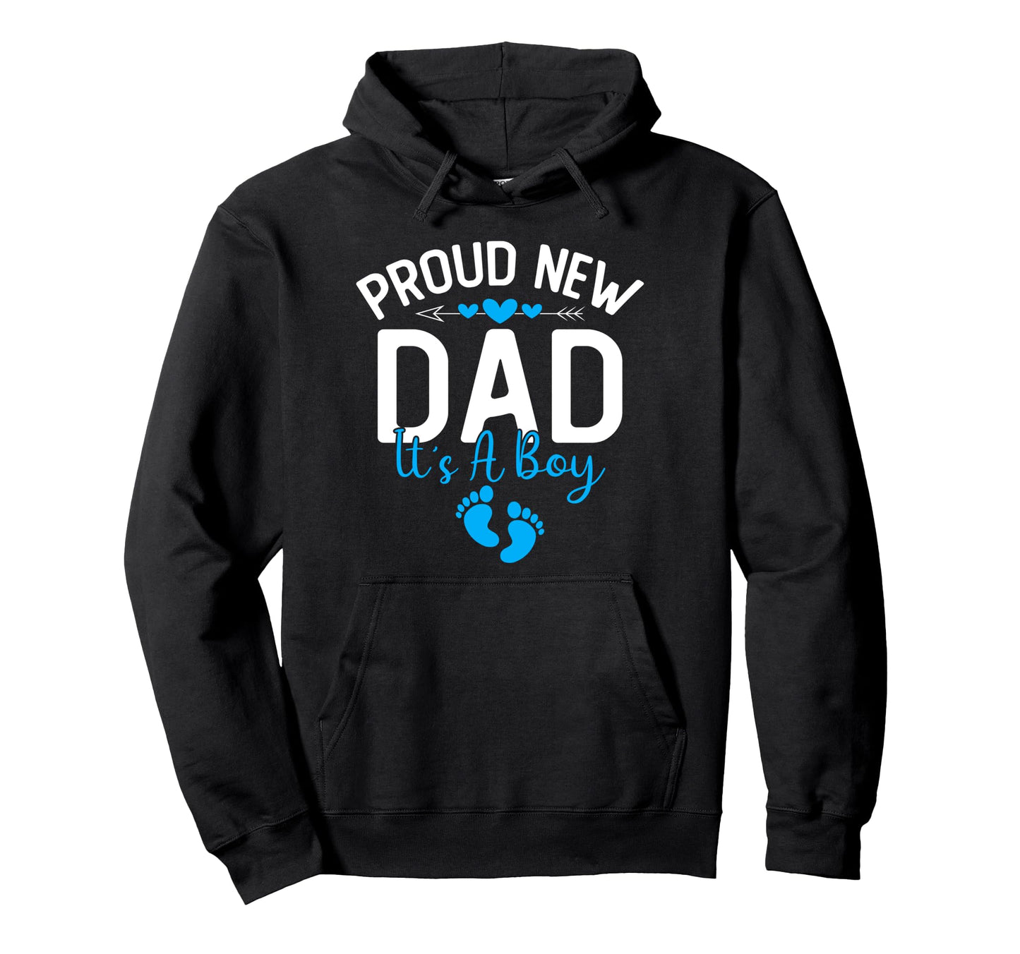 Proud New Dad Its Promoted To Daddy Son Hoodie - Streetwear Style Unisex - T-Shirt, Sweatshirt, Hoodie