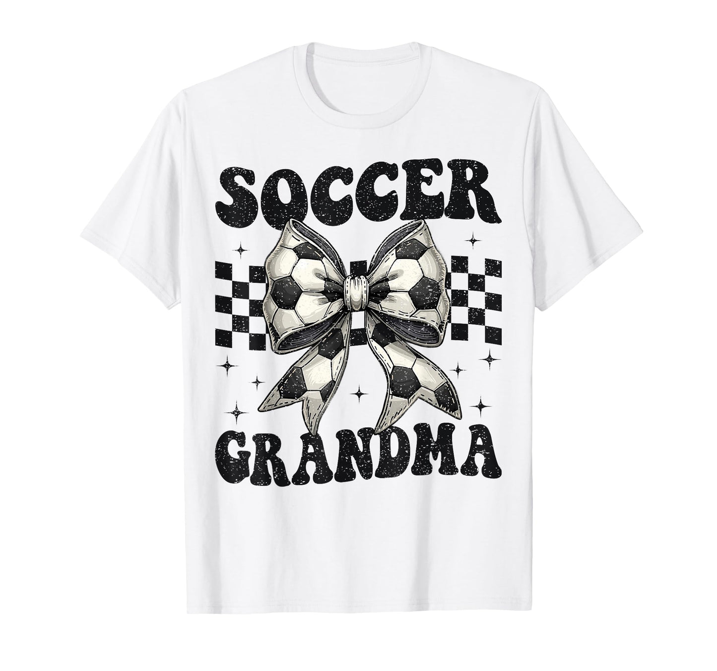 Soccer Grandma Funny Coquette Bow T-Shirt - Trendy Graphic for Adults - T-Shirt, Sweatshirt, Hoodie