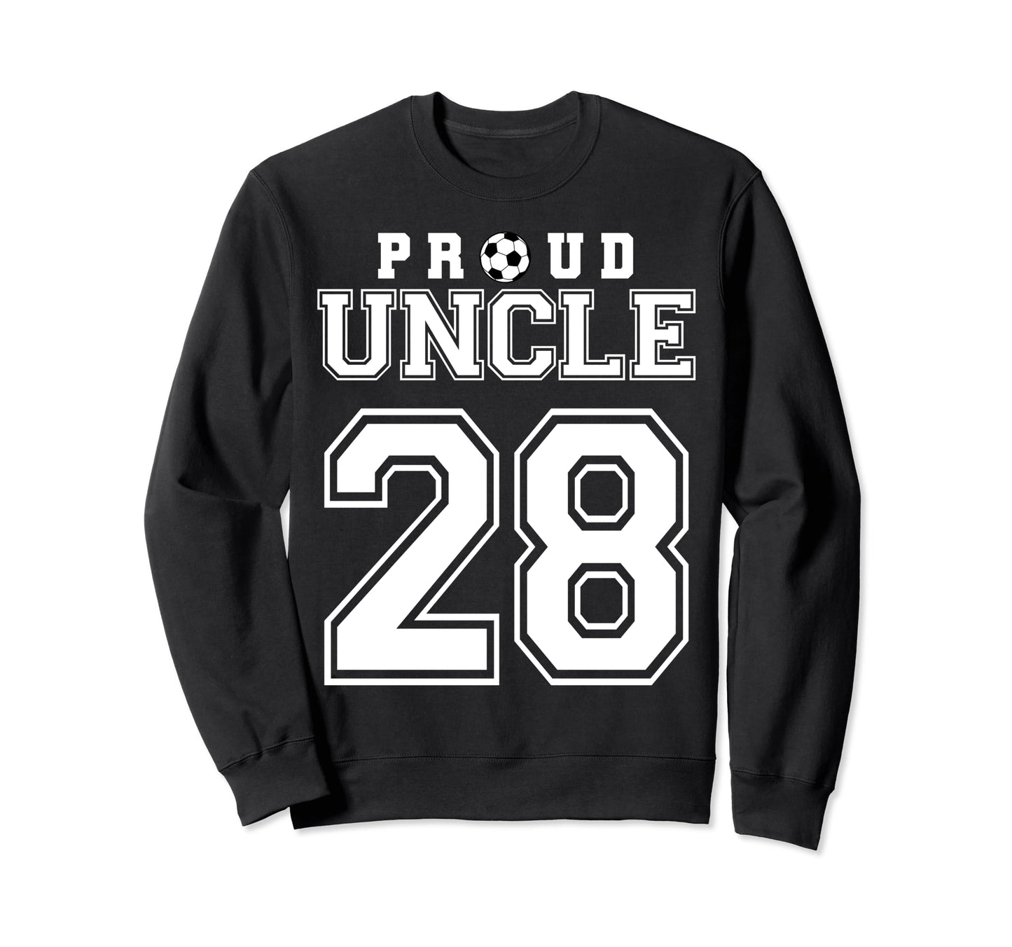 Number 28 Custom Proud Soccer Sweatshirt - Unique Graphic for Adults - T-Shirt, Sweatshirt, Hoodie