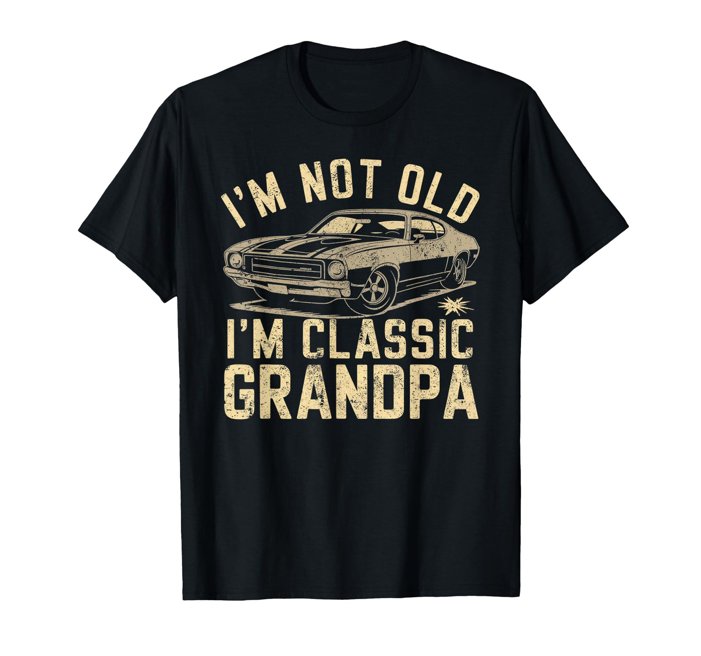 Funny Grandpa Car Grandpa Gift T-Shirt - Fun Novelty Design for Adults - T-Shirt, Sweatshirt, Hoodie