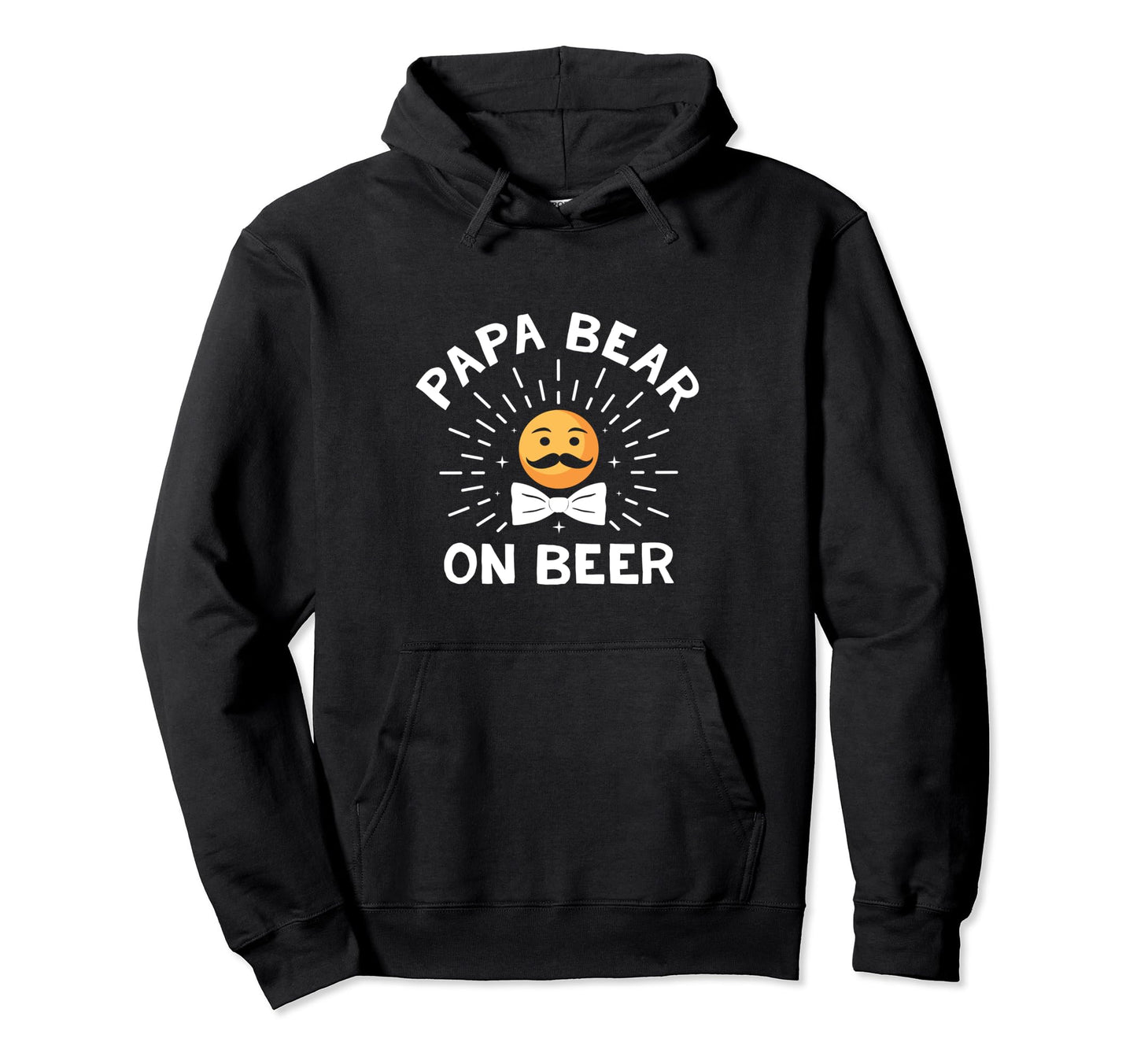 Papa Bear Beer Dad Beer Lover Daddy Drinker Hoodie - Trendy Graphic Unisex - T-Shirt, Sweatshirt, Hoodie