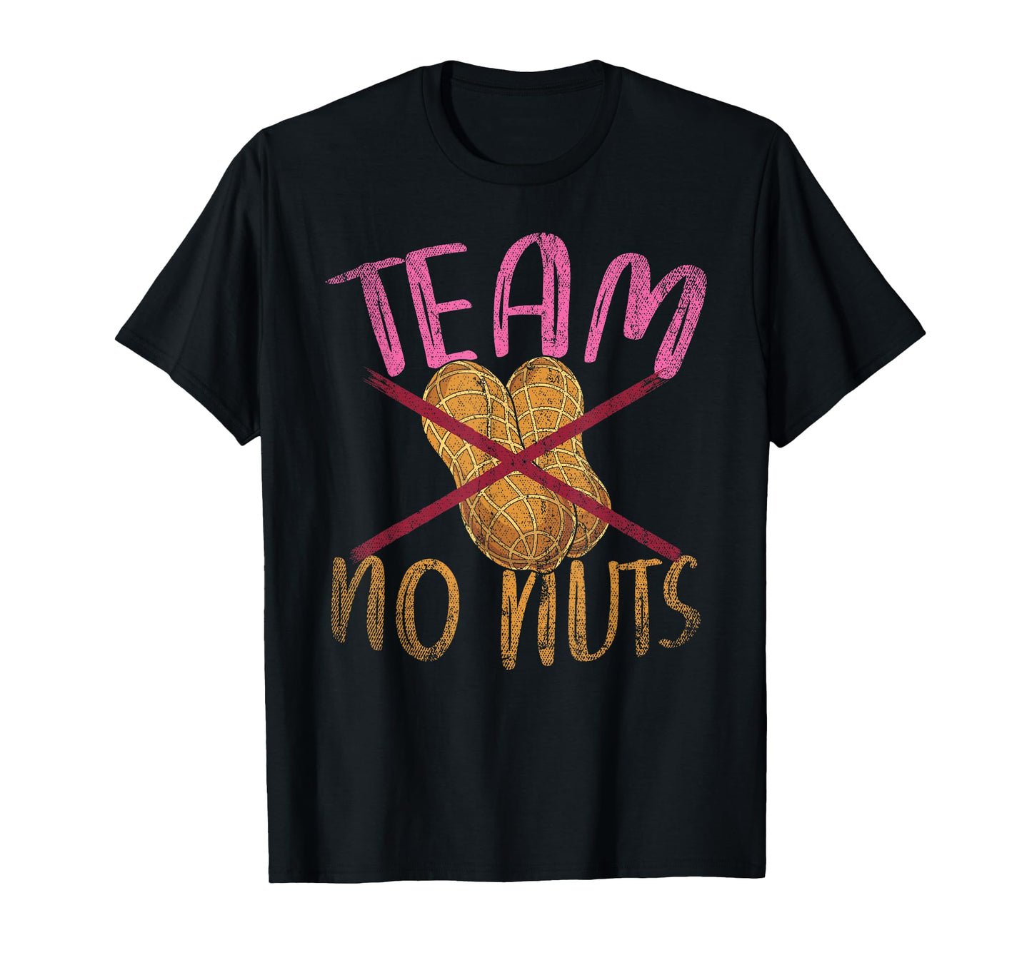 Gender Reveal Party Team No Nuts Funny T-Shirt - Unique Graphic Unisex - T-Shirt, Sweatshirt, Hoodie
