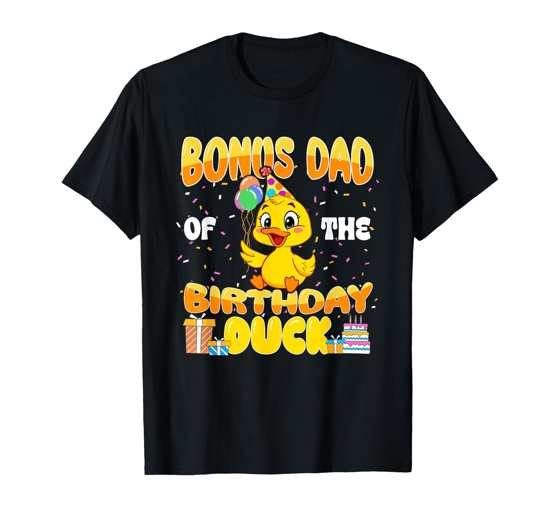 Bonus Dad Birthday Duck Rubber Duck Bday T-Shirt - Minimalist Print Unisex - T-Shirt, Sweatshirt, Hoodie