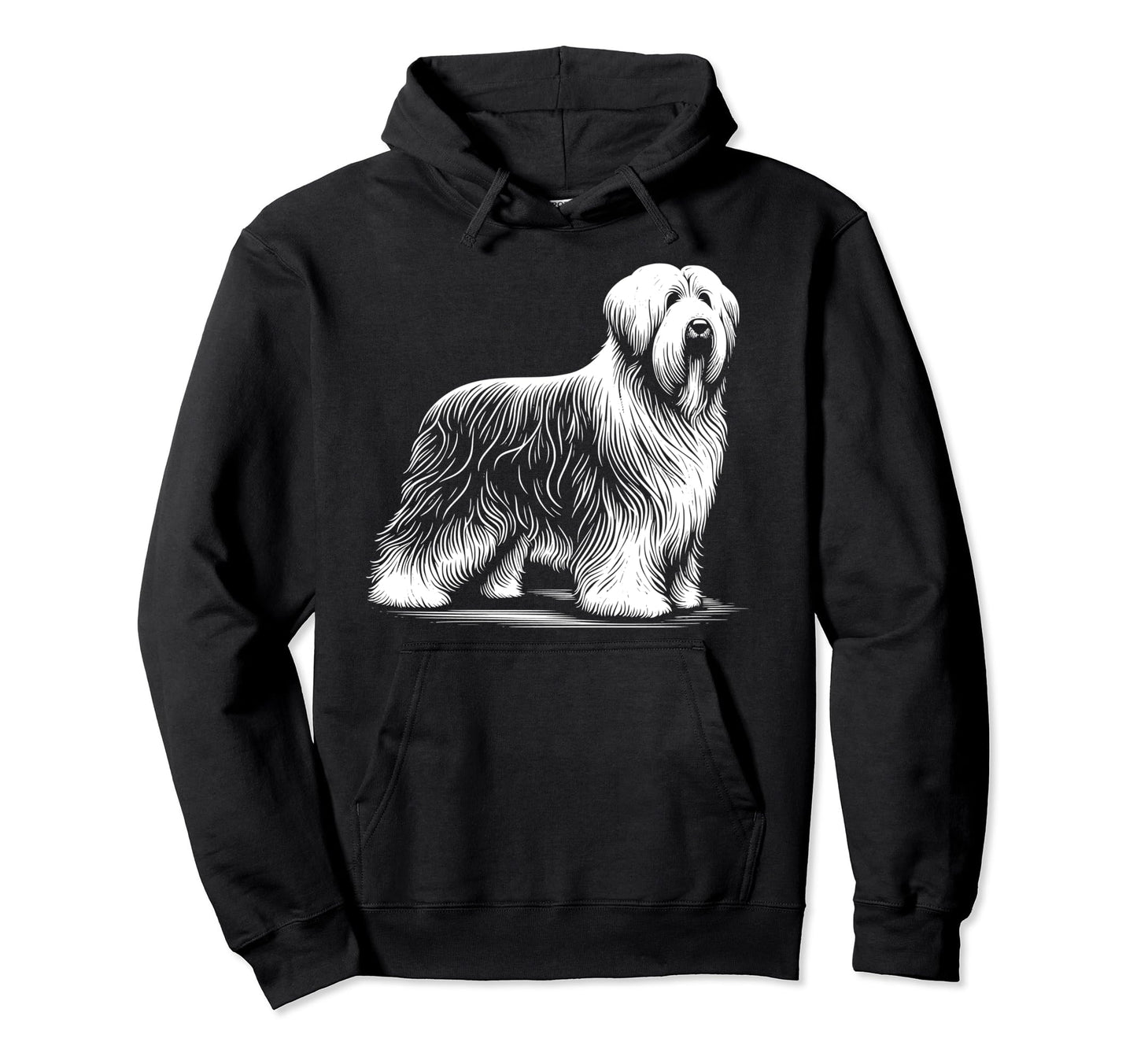 Dog Dad Mom Lover Monochromatic Bearded Hoodie - Trendy Graphic Unisex - T-Shirt, Sweatshirt, Hoodie