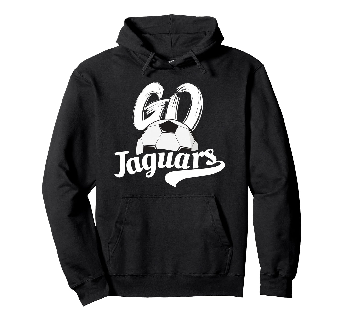 Go Jaguars Soccer Ball Team Hoodie - Casual Everyday Wear for Adults - T-Shirt, Sweatshirt, Hoodie