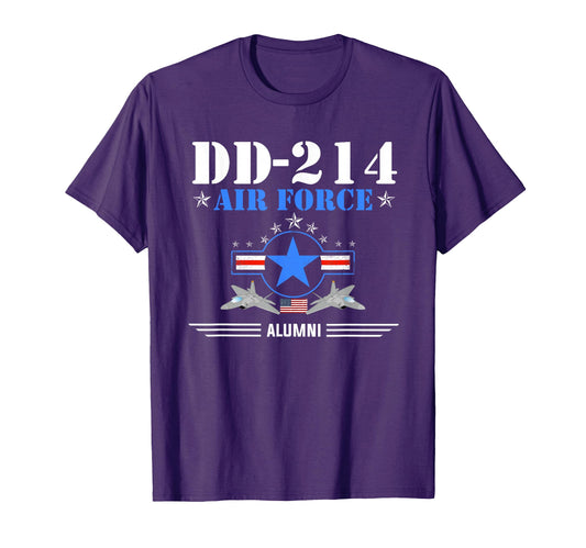 Air Force Alumni Dd 214 Usaf T-Shirt - Streetwear Style for Adults - T-Shirt, Sweatshirt, Hoodie