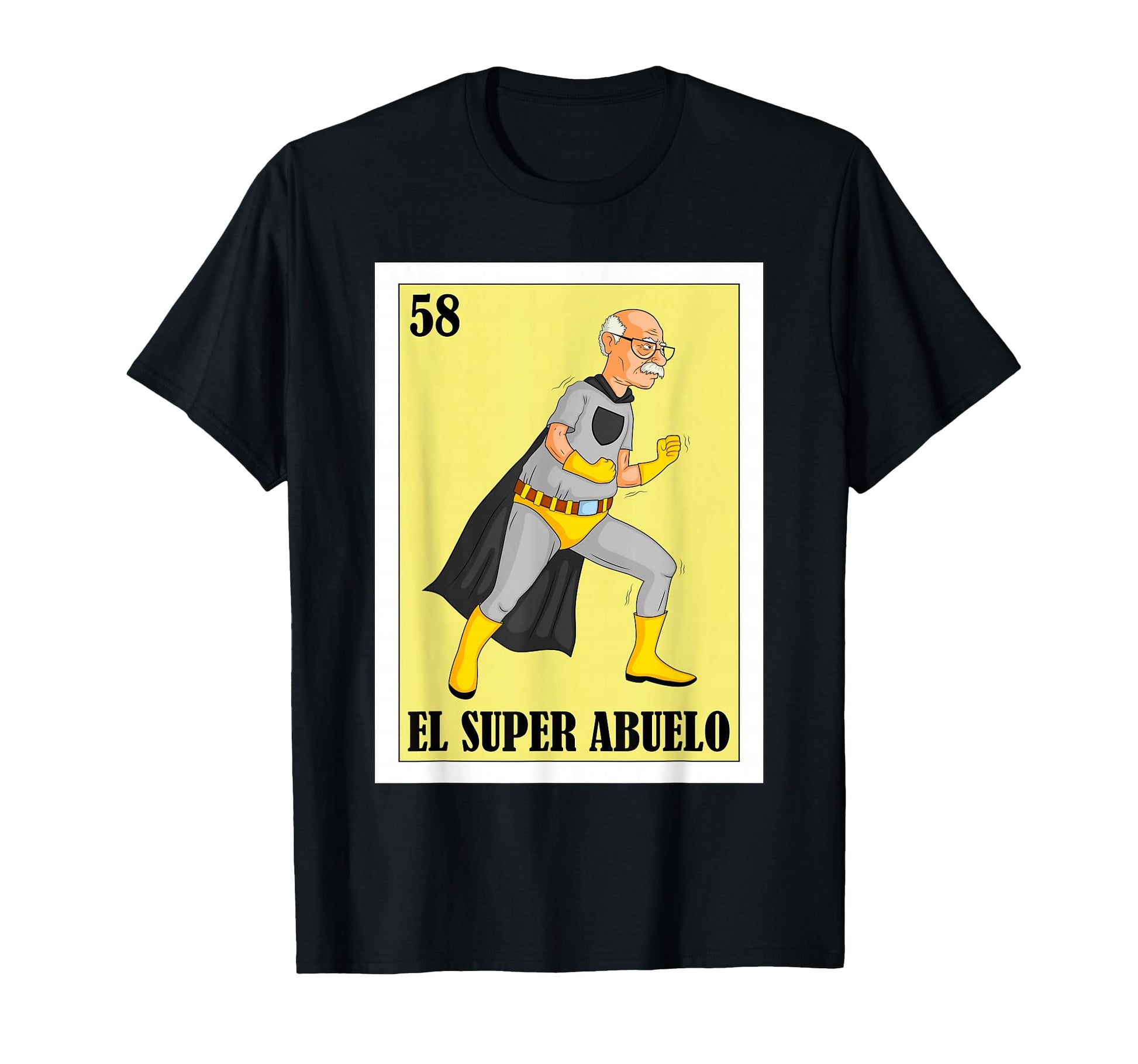 Funny Mexican Grandpa El Super T-Shirt - Fun Novelty Design for Adults - T-Shirt, Sweatshirt, Hoodie