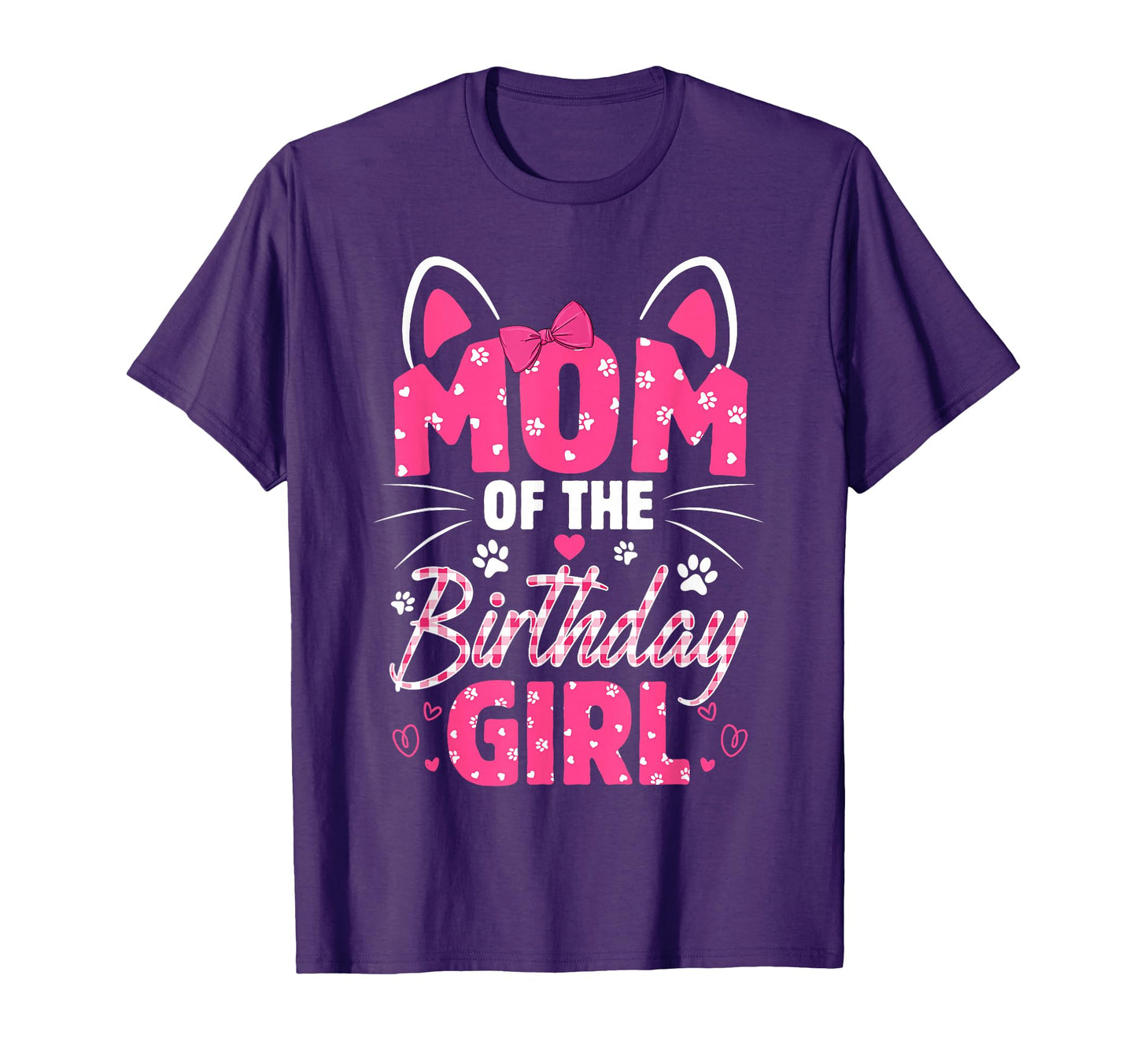 Mom Birthday Cat Kitty Family Matching T-Shirt - Streetwear Style Unisex - T-Shirt, Sweatshirt, Hoodie