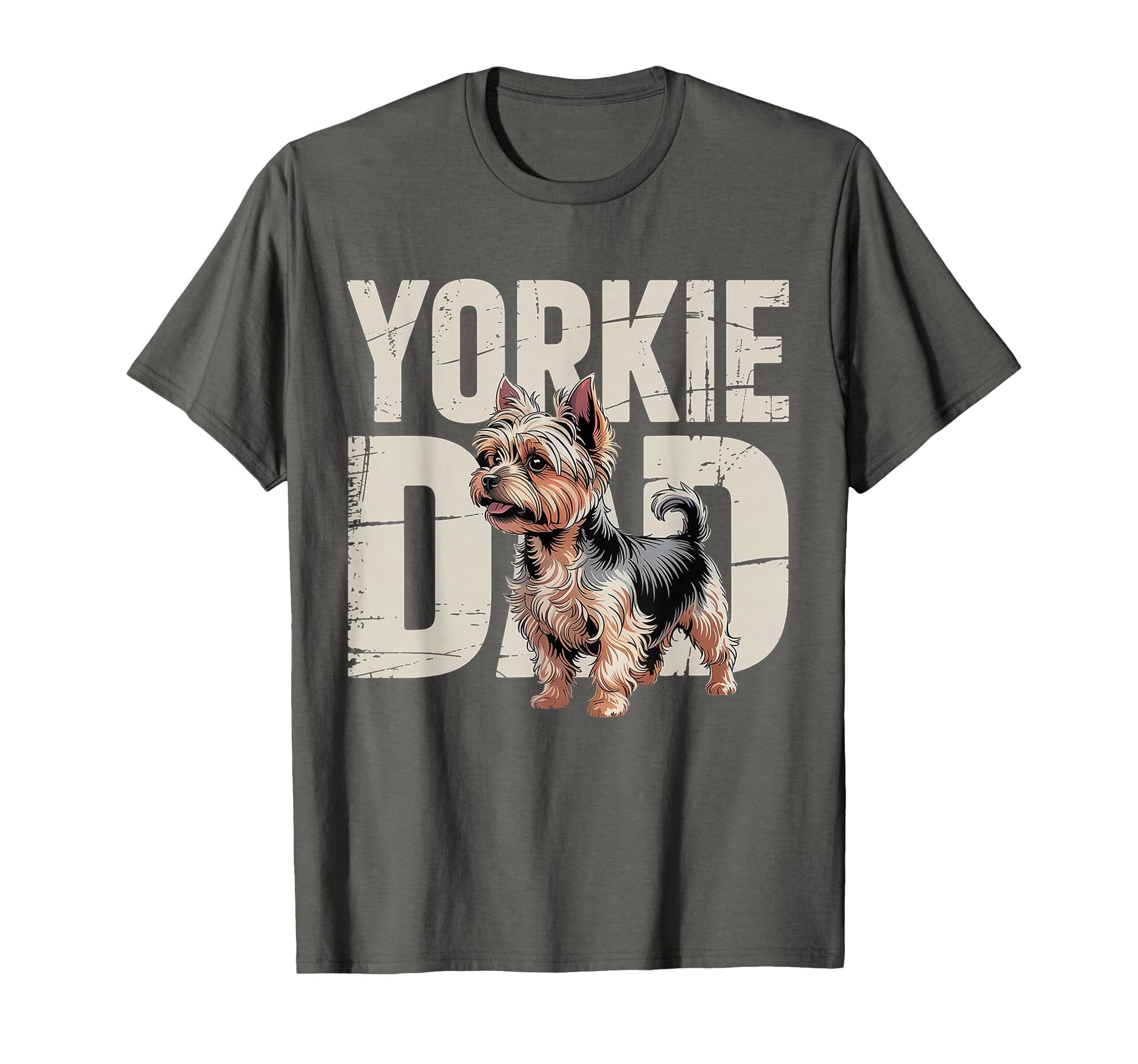 Yorkie Dad Fathers Day Dog Lover T-Shirt - Casual Everyday Wear Men Women - T-Shirt, Sweatshirt, Hoodie