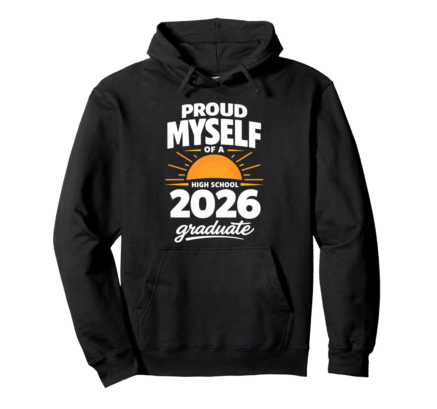 Senior Graduation School Proud Dad 2026 Hoodie - Graphic Print Men Women - T-Shirt, Sweatshirt, Hoodie