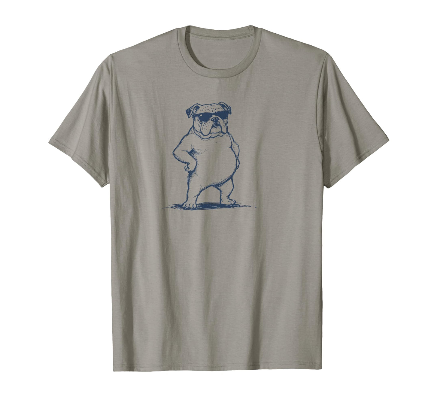 Funny English Bulldog Sunglasses Dog T-Shirt - Fun Novelty Design Unisex - T-Shirt, Sweatshirt, Hoodie