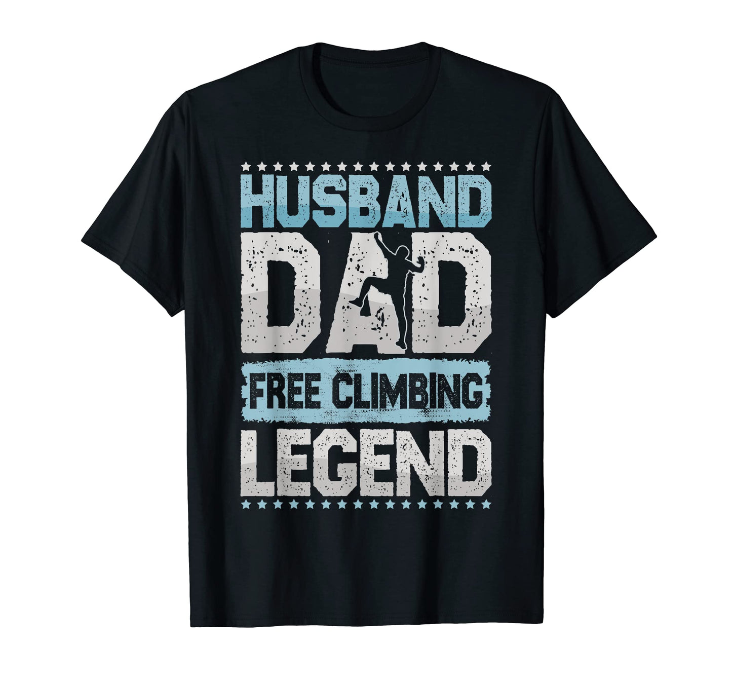 Berge Husband Dad Freeclimbing T-Shirt - Minimalist Print for Adults - T-Shirt, Sweatshirt, Hoodie