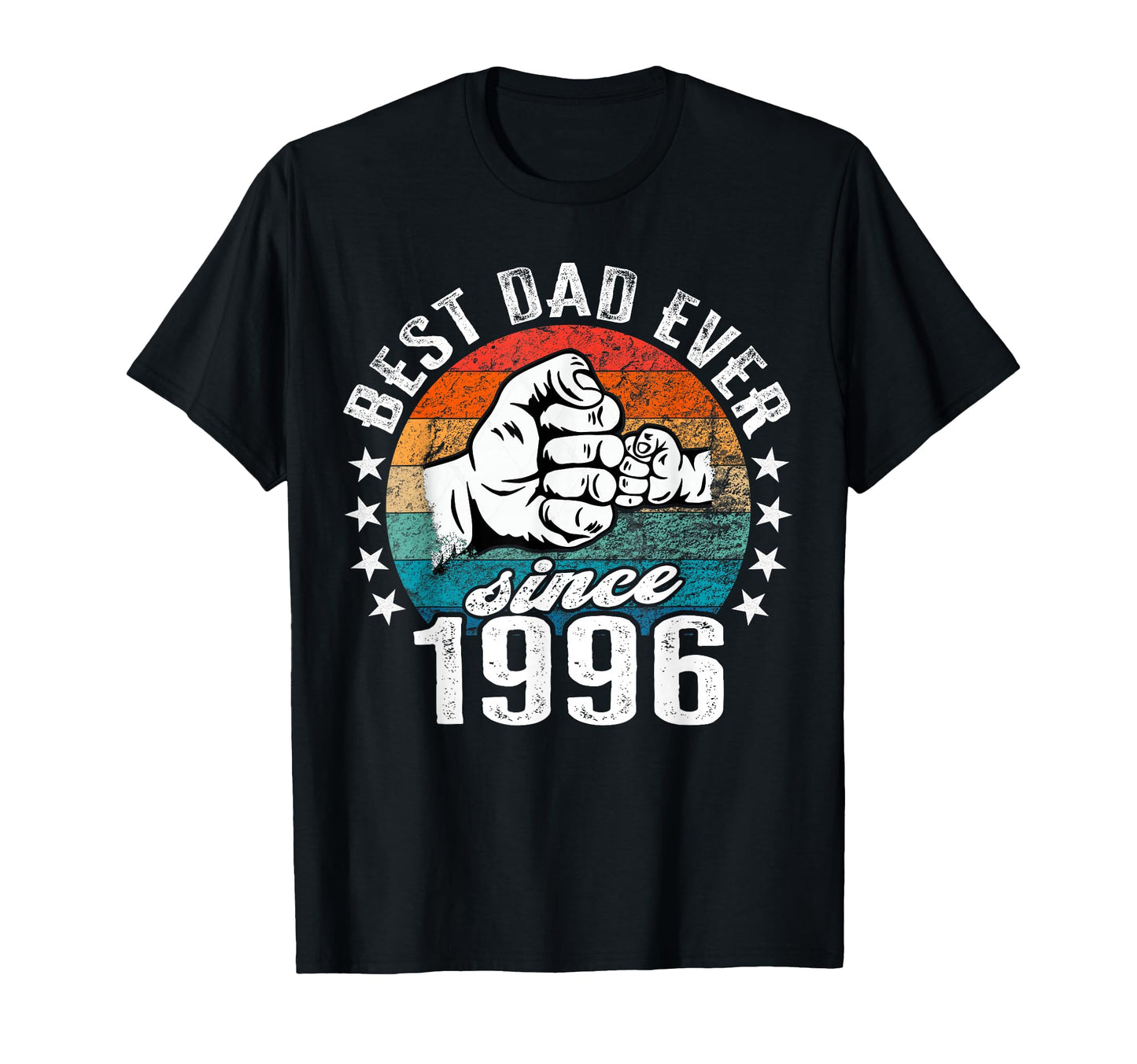Best Dad World No Joke Dad Since 1996 T-Shirt - Novelty Apparel for Adults - T-Shirt, Sweatshirt, Hoodie