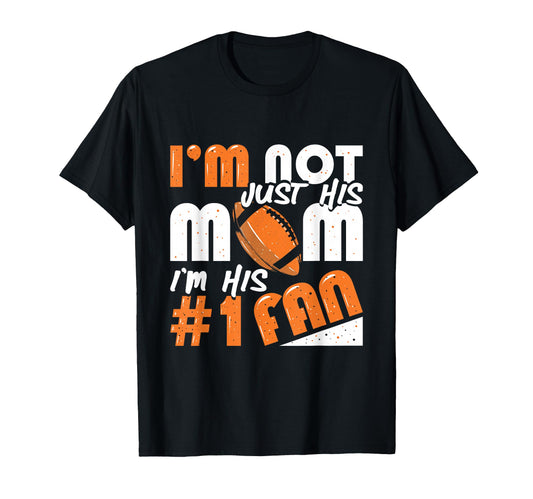 American Football Mother Number 1 T-Shirt - Fun Novelty Design for Adults - T-Shirt, Sweatshirt, Hoodie