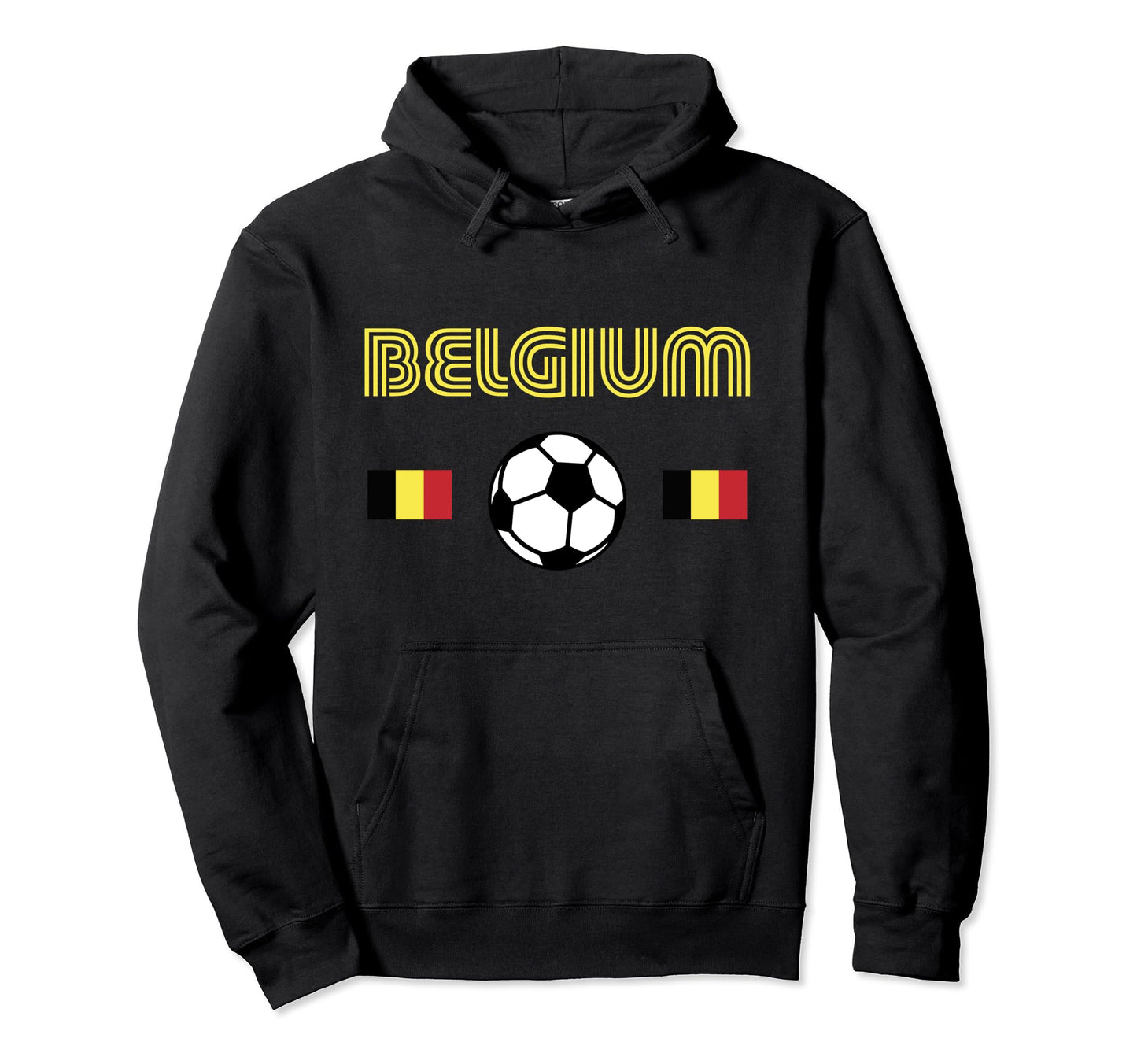 Belgium Soccer Fans Related Products Hoodie - Minimalist Print Men Women - T-Shirt, Sweatshirt, Hoodie