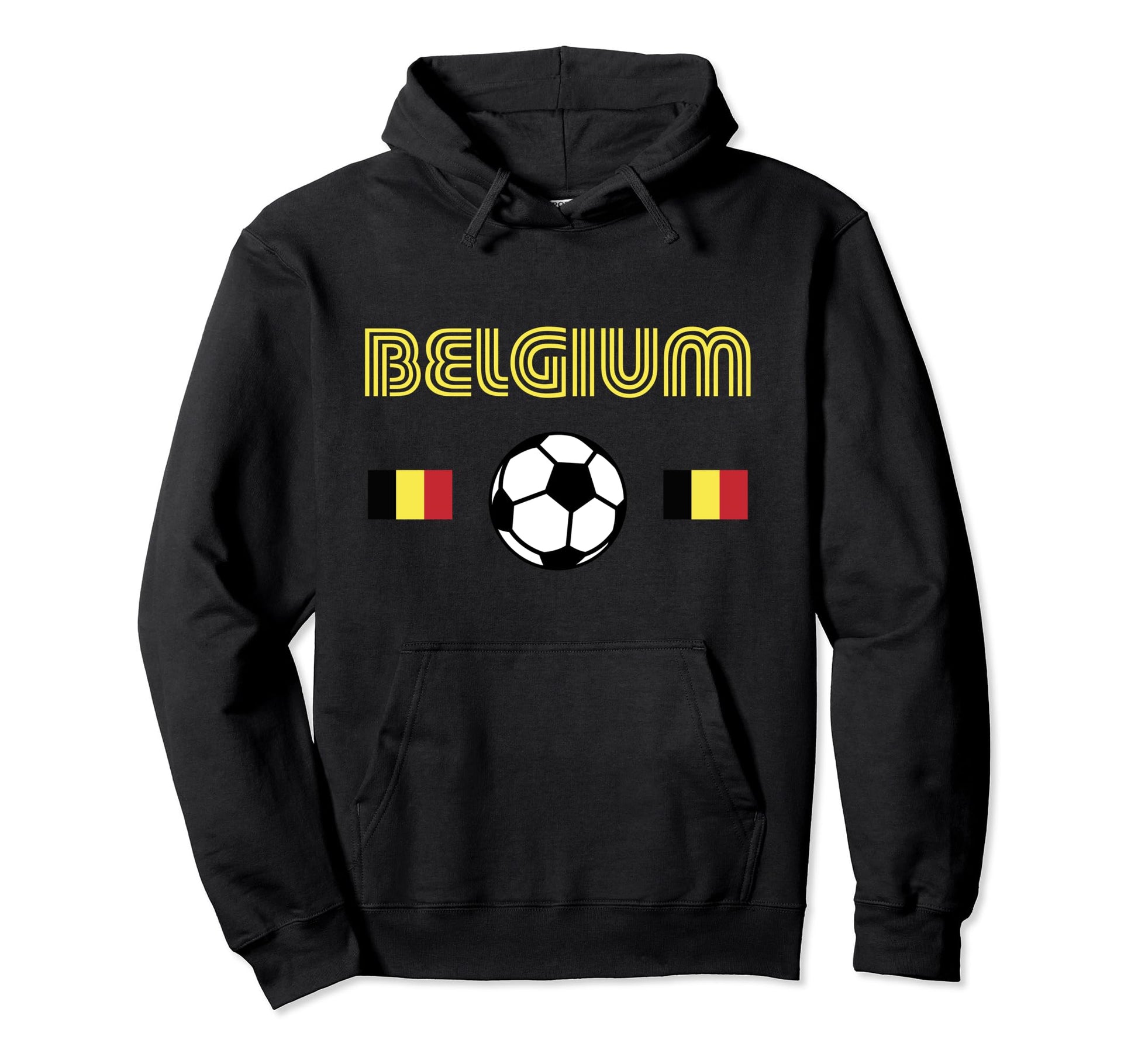 Belgium Soccer Fans Related Products Hoodie - Minimalist Print Men Women - T-Shirt, Sweatshirt, Hoodie