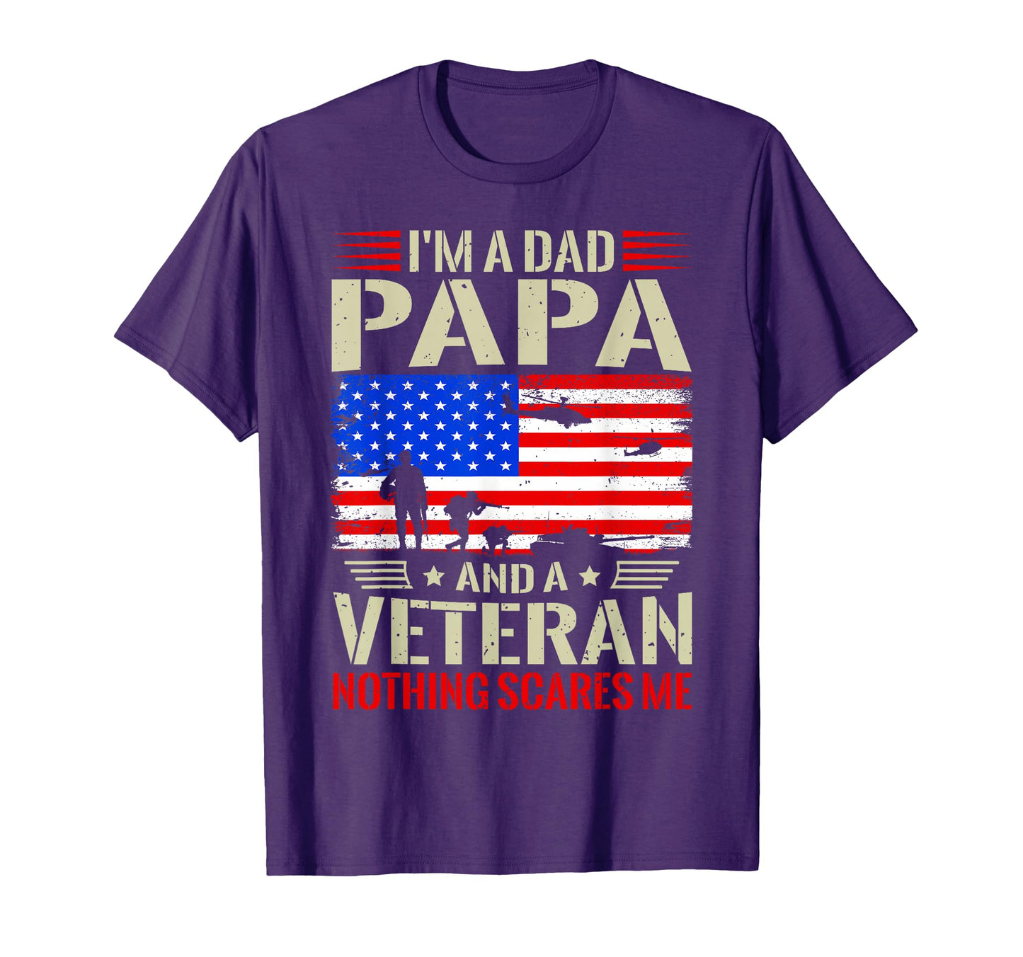 Im Dad Papa And Veteran Dad Papa T-Shirt - Unique Graphic for Adults - T-Shirt, Sweatshirt, Hoodie