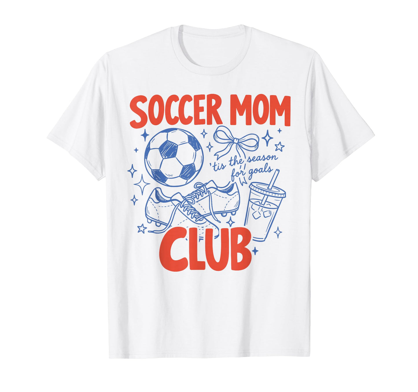 Sport Mom Coquette Bow Iced Coffee T-Shirt - Trendy Graphic Men Women - T-Shirt, Sweatshirt, Hoodie