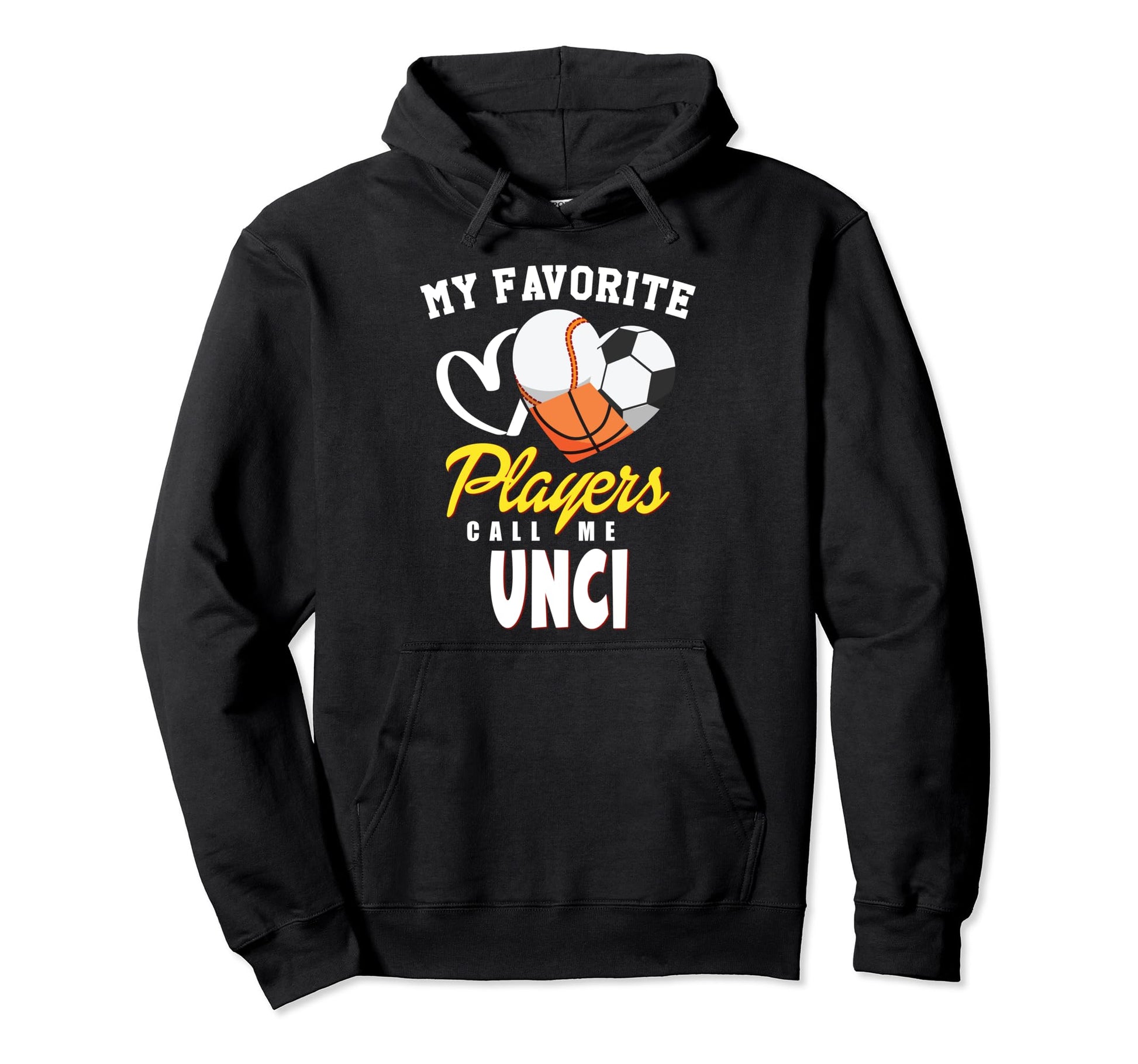 My Favorite Players Baseball Soccer Hoodie - Unique Graphic Unisex - T-Shirt, Sweatshirt, Hoodie
