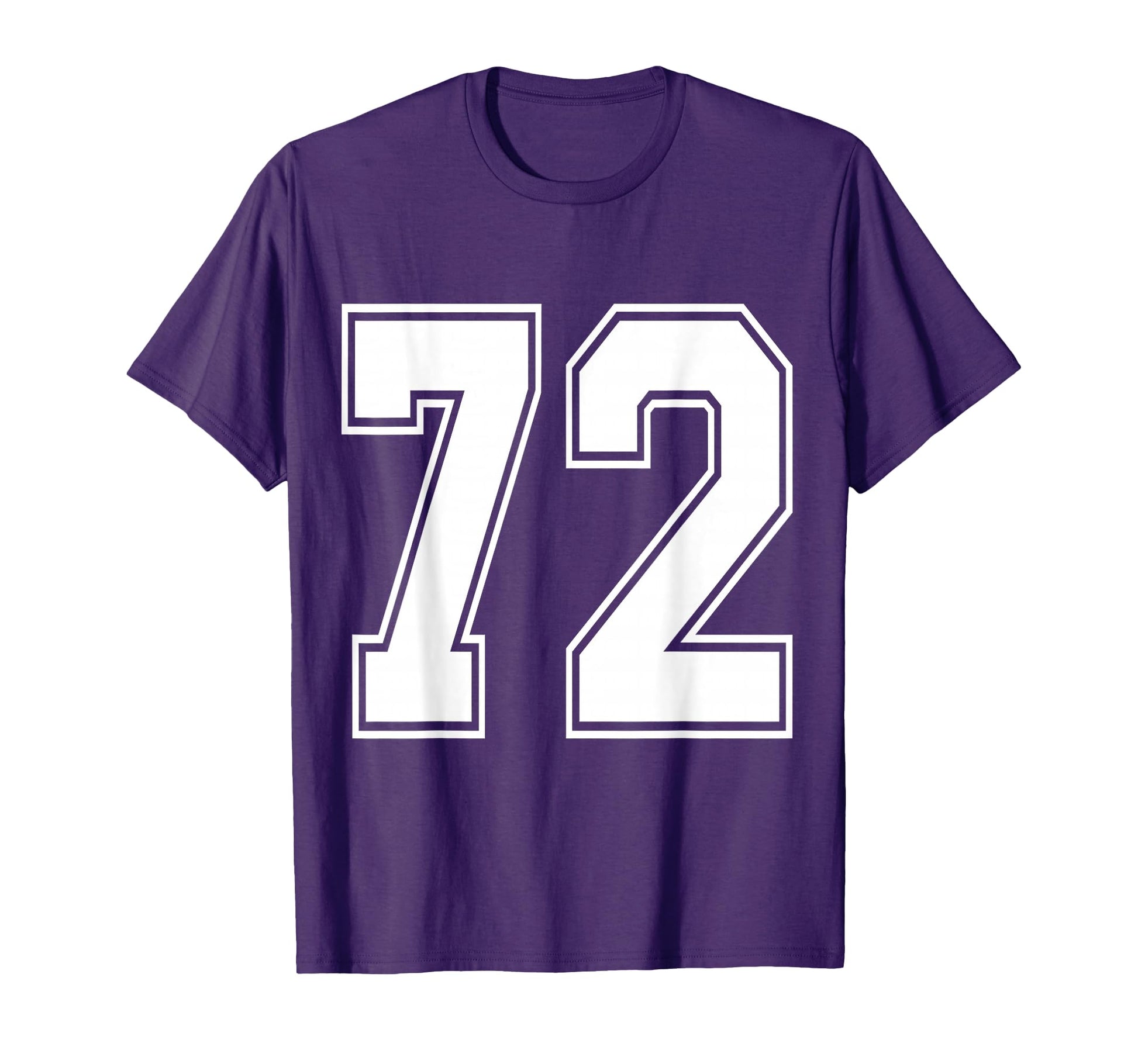 72 Number 72 Sports Jersey My T-Shirt - Casual Everyday Wear Unisex - T-Shirt, Sweatshirt, Hoodie