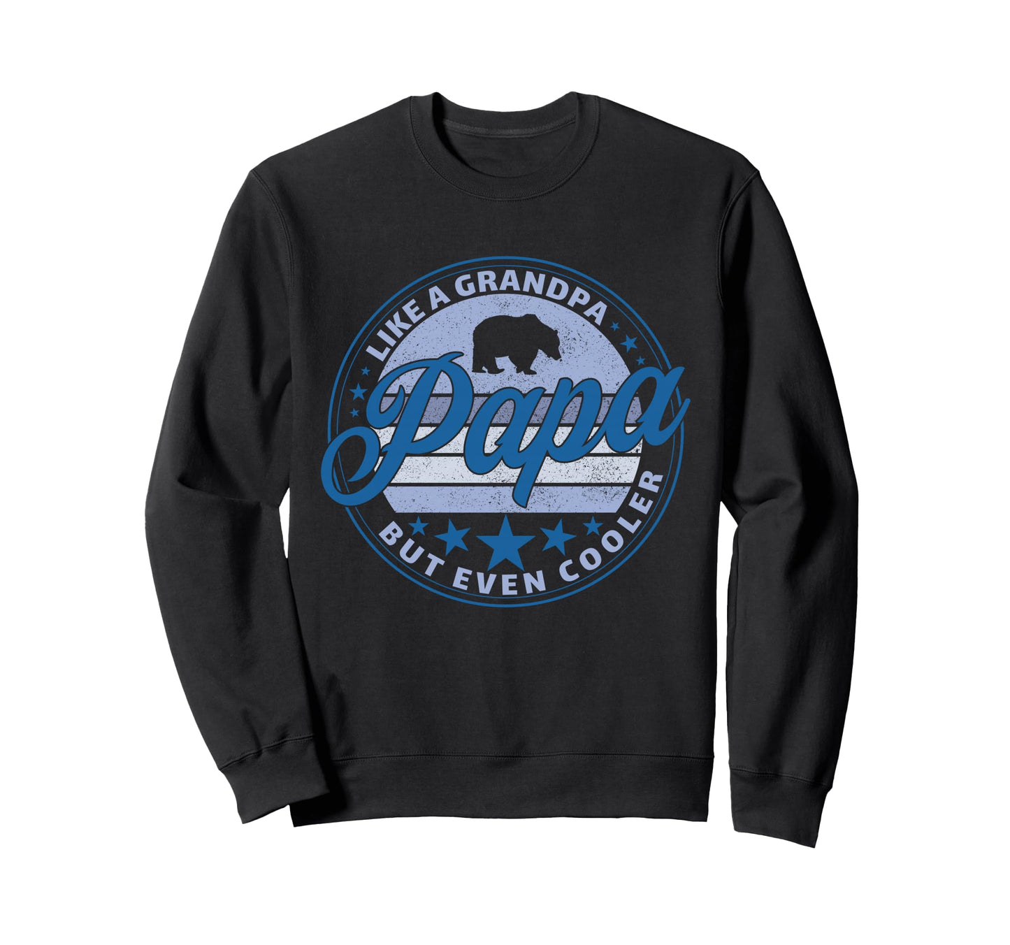 Lika Grandpa But Even Cooler Dad Bear Sweatshirt - Minimalist Print Unisex - T-Shirt, Sweatshirt, Hoodie