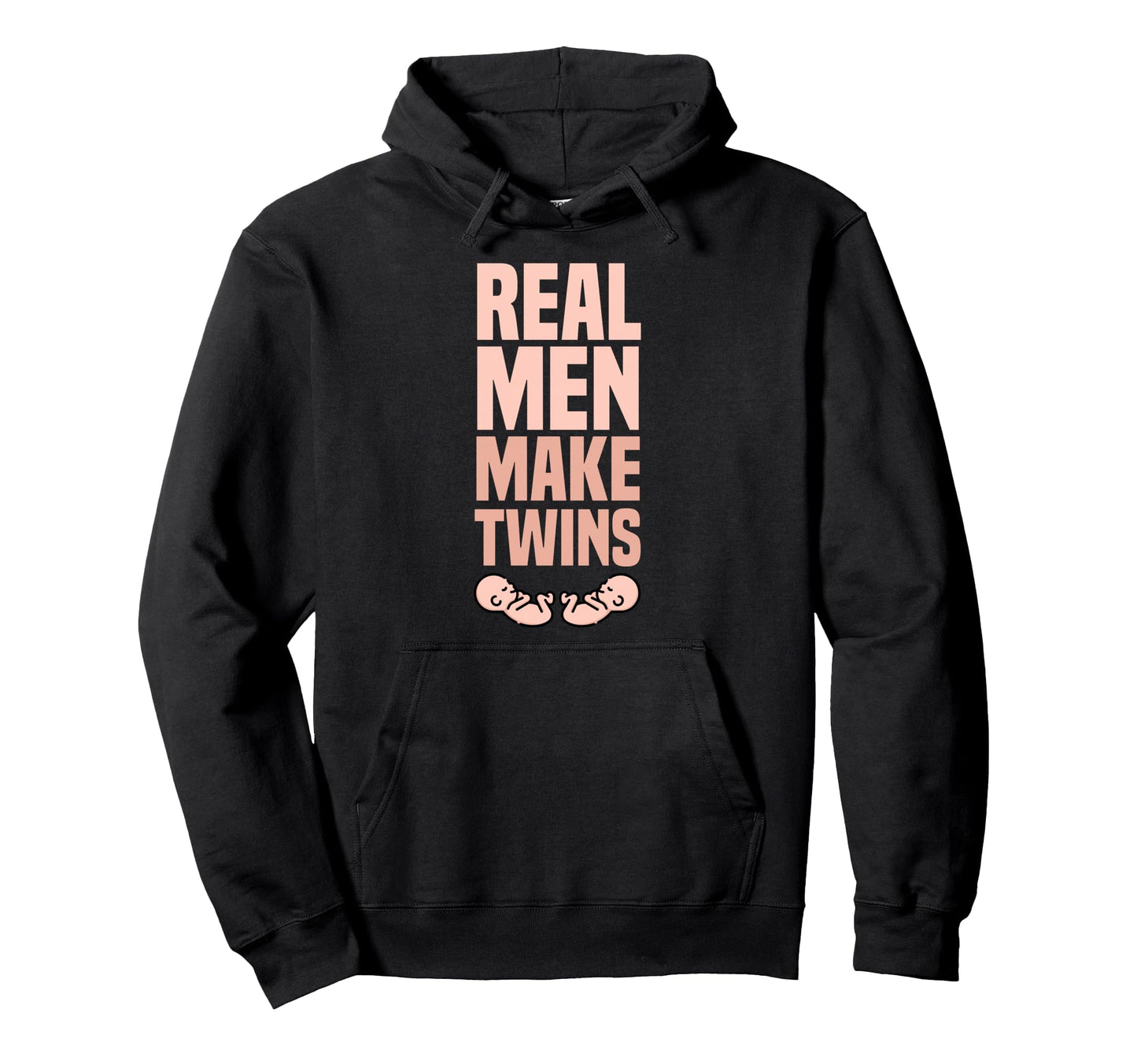 Real Make Twins Dad Twin Father 2 2 Hoodie - Graphic Print Unisex - T-Shirt, Sweatshirt, Hoodie