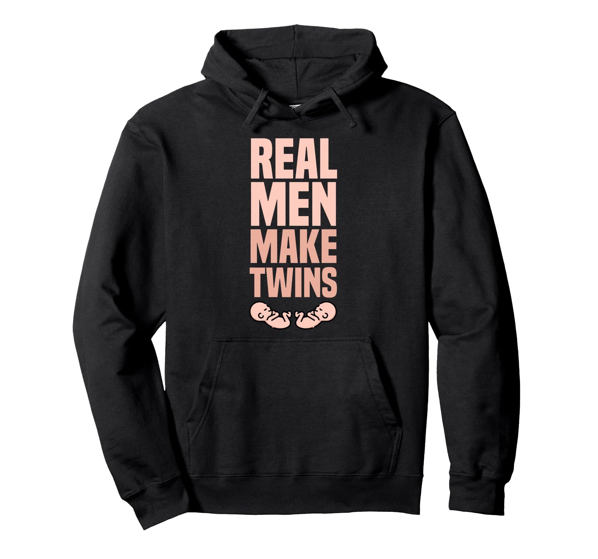 Real Make Twins Dad Twin Father 2 2 Hoodie - Graphic Print Unisex - T-Shirt, Sweatshirt, Hoodie