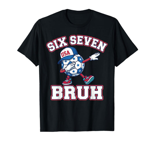 67 Soccer 4Th July Patriotic Red T-Shirt - Minimalist Print for Adults - T-Shirt, Sweatshirt, Hoodie