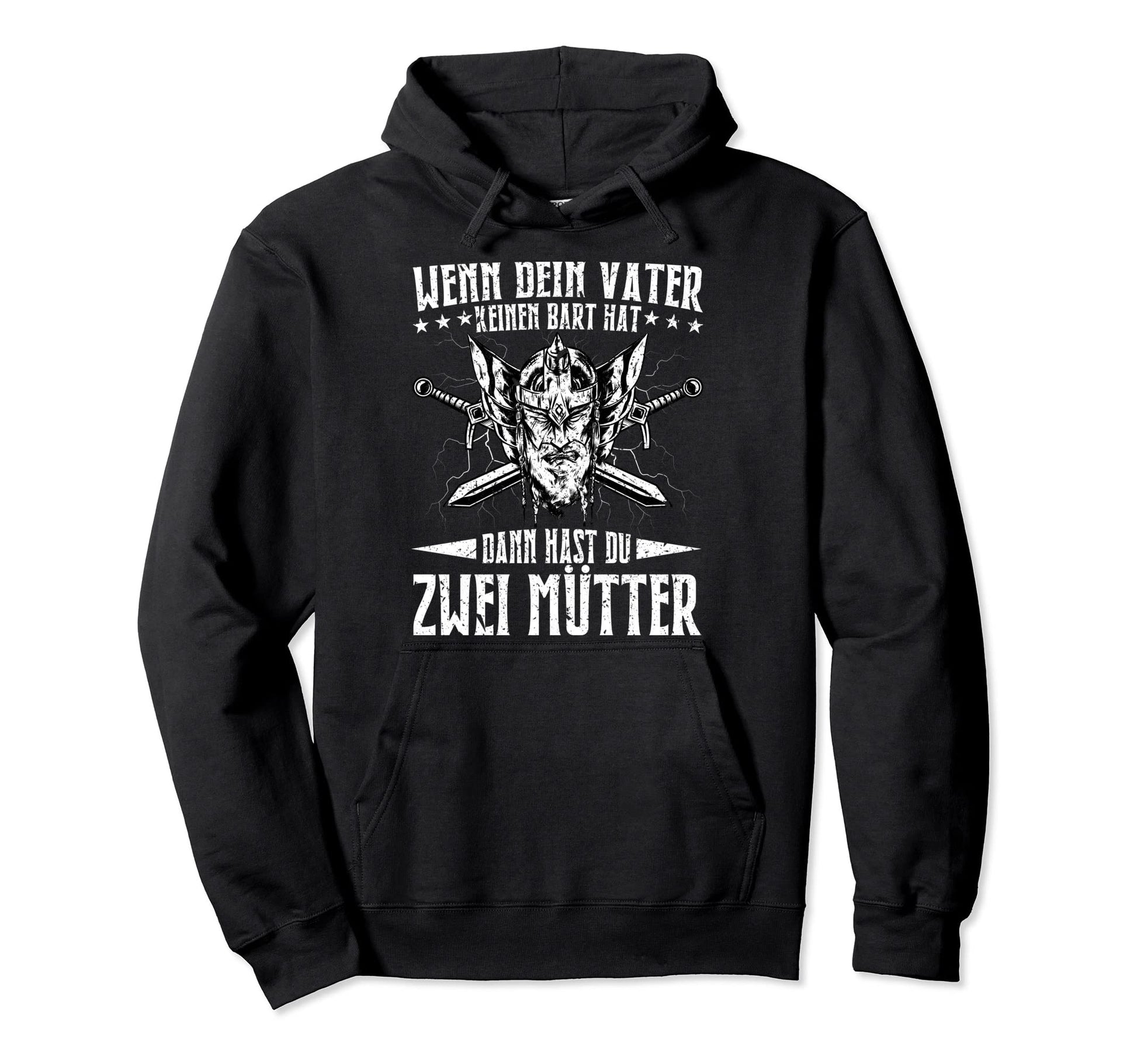 Funny Bearded Long Beard Bearded Dad Hoodie - Trendy Graphic Men Women - T-Shirt, Sweatshirt, Hoodie
