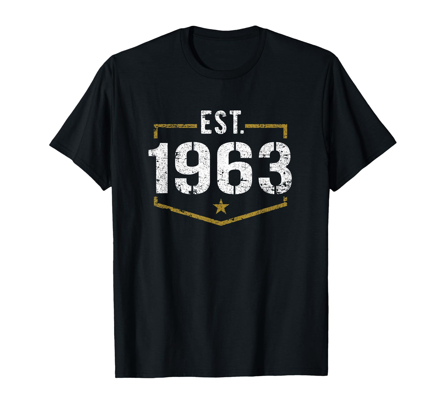 Est 1963 Established 1963 Birthday T-Shirt - Fun Novelty Design Men Women - T-Shirt, Sweatshirt, Hoodie