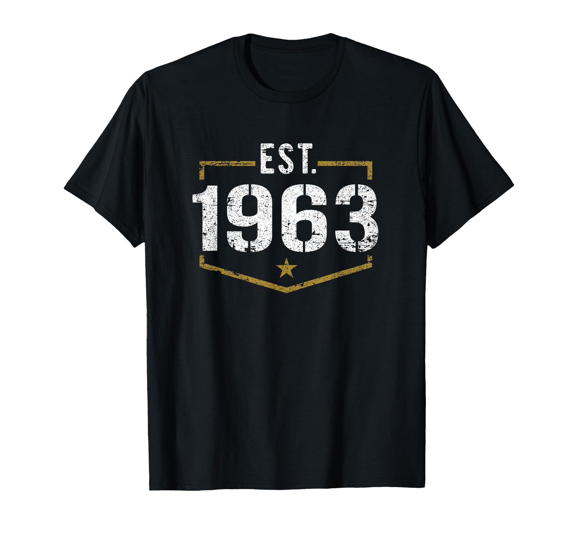 Est 1963 Established 1963 Birthday T-Shirt - Fun Novelty Design Men Women - T-Shirt, Sweatshirt, Hoodie
