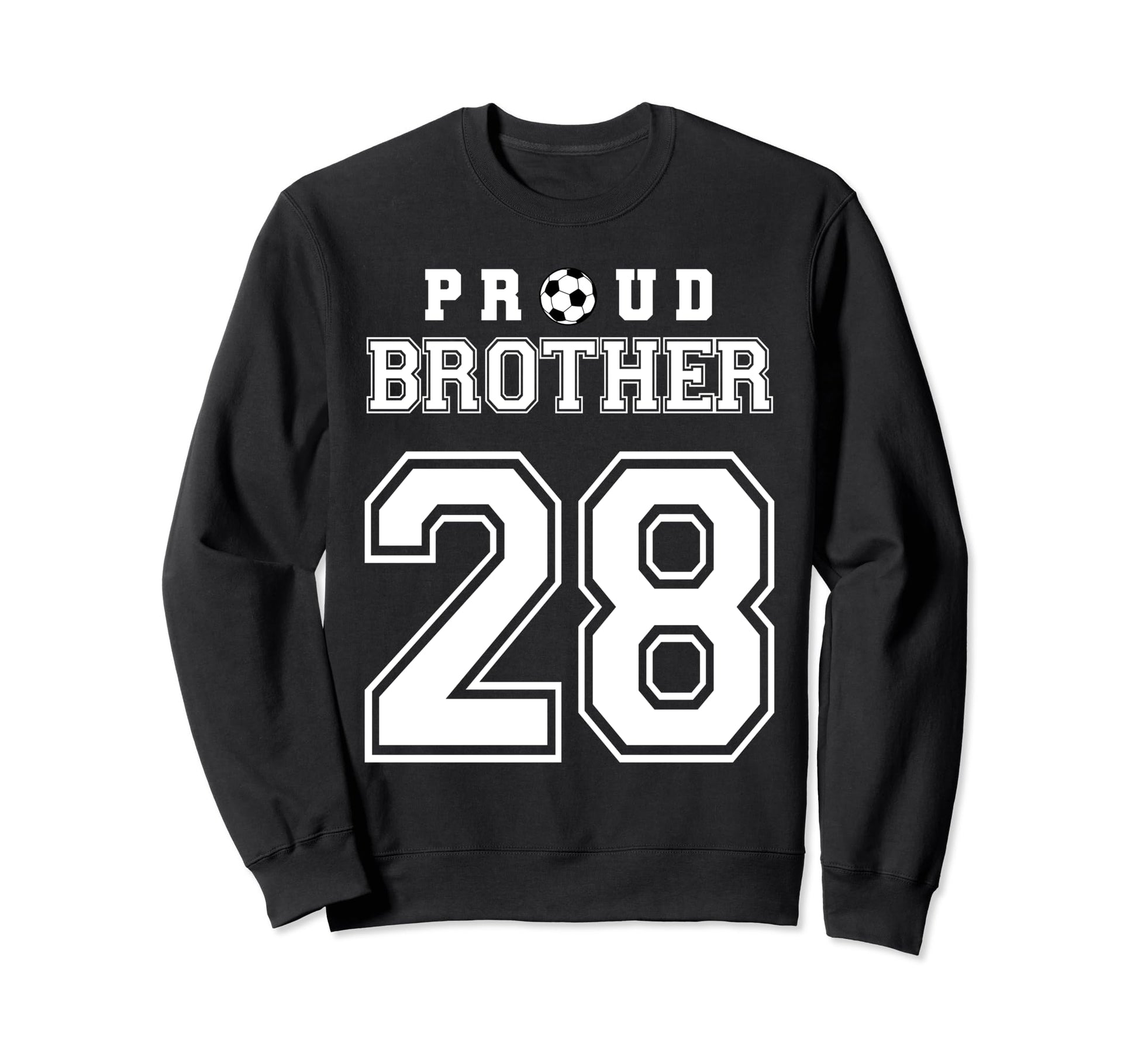 Number 28 Custom Proud Soccer Futbol Sweatshirt - Unique Graphic Unisex - T-Shirt, Sweatshirt, Hoodie