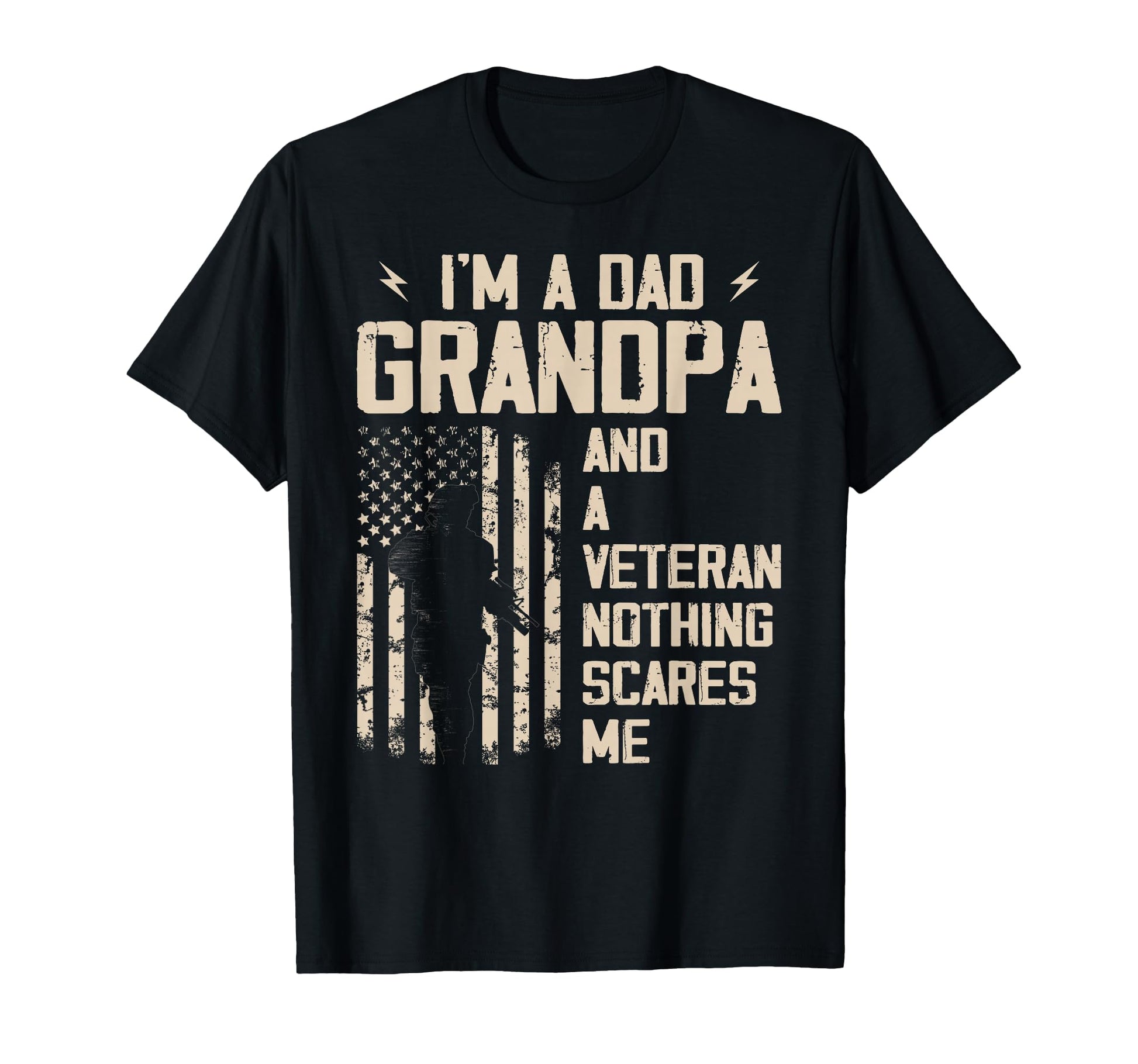 Im Dad Grandpa And Veteran Fathers Day T-Shirt - Graphic Print for Adults - T-Shirt, Sweatshirt, Hoodie