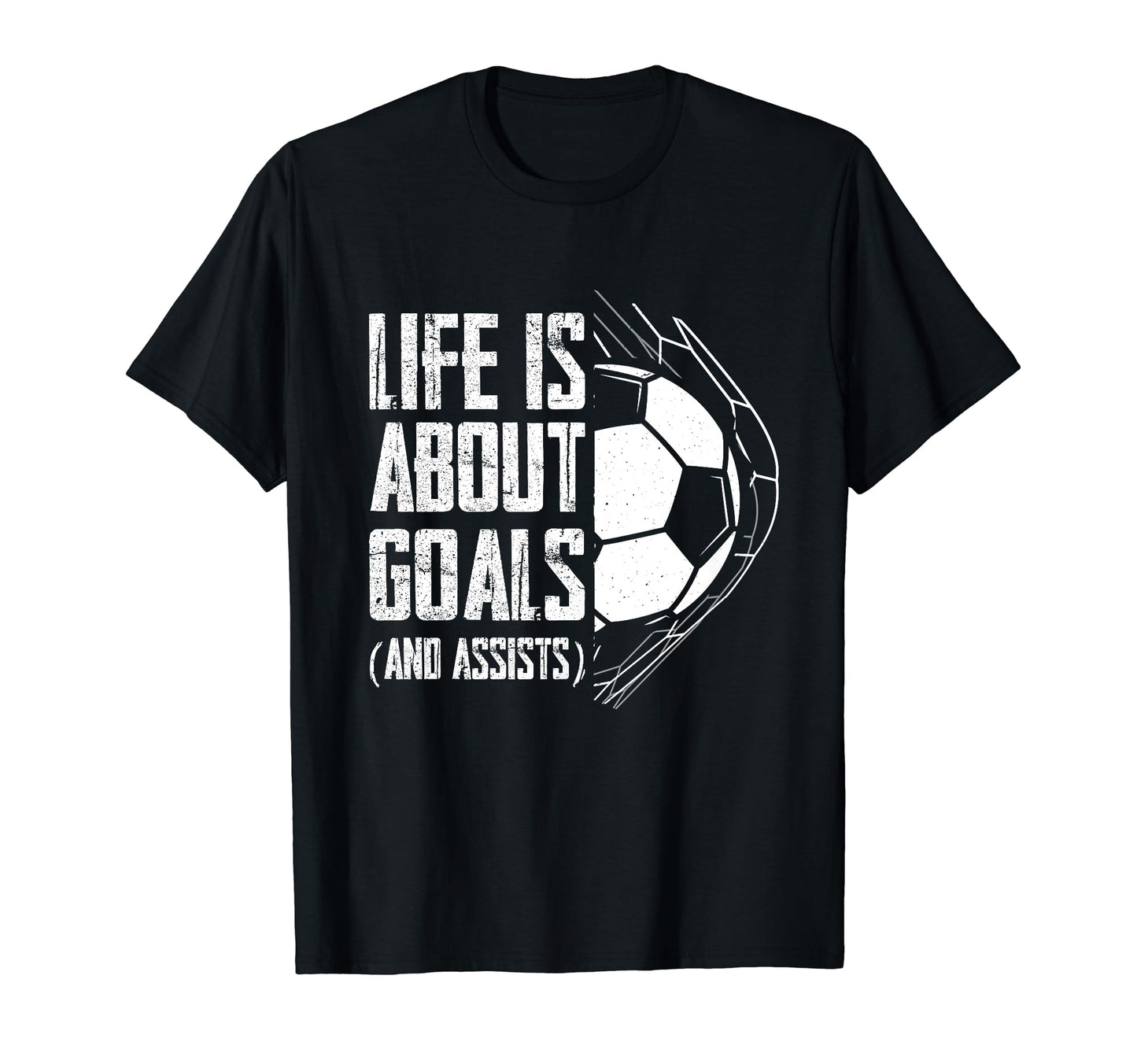 Life Is About Goals And Assists Team T-Shirt - Custom Art Print Men Women - T-Shirt, Sweatshirt, Hoodie