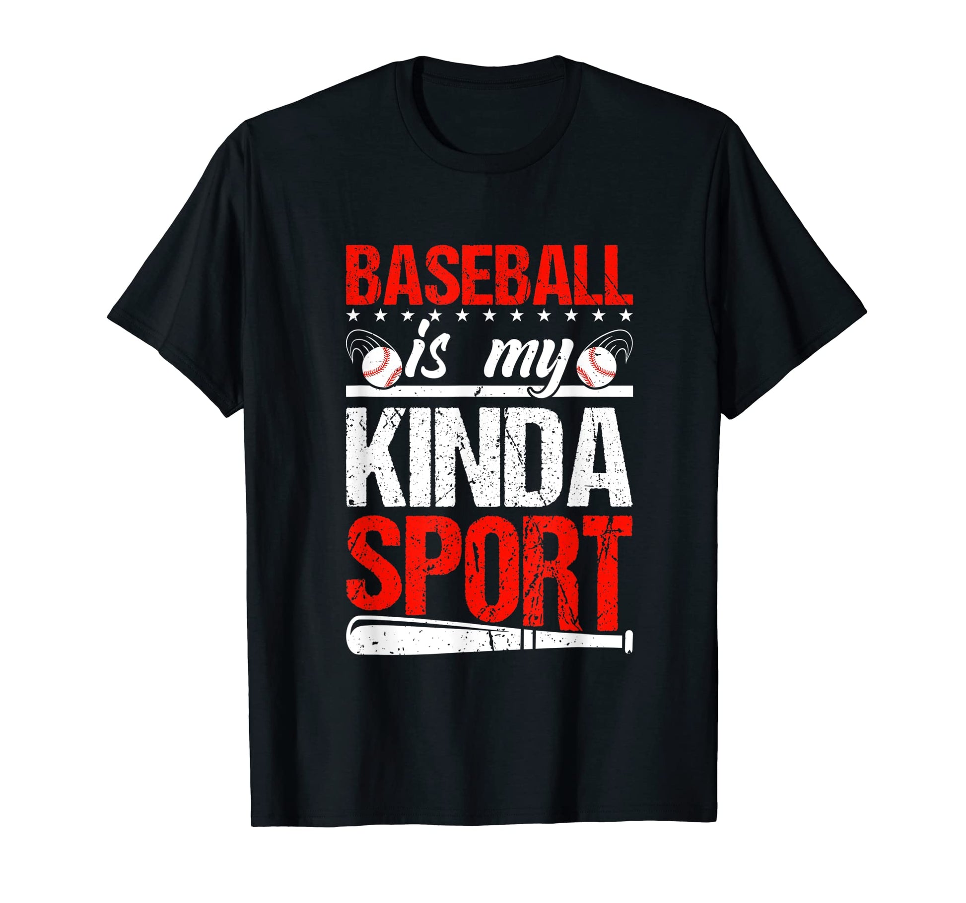 Baseball Is My Kinda Sport Baseball Player T-Shirt - Trendy Graphic Unisex - T-Shirt, Sweatshirt, Hoodie