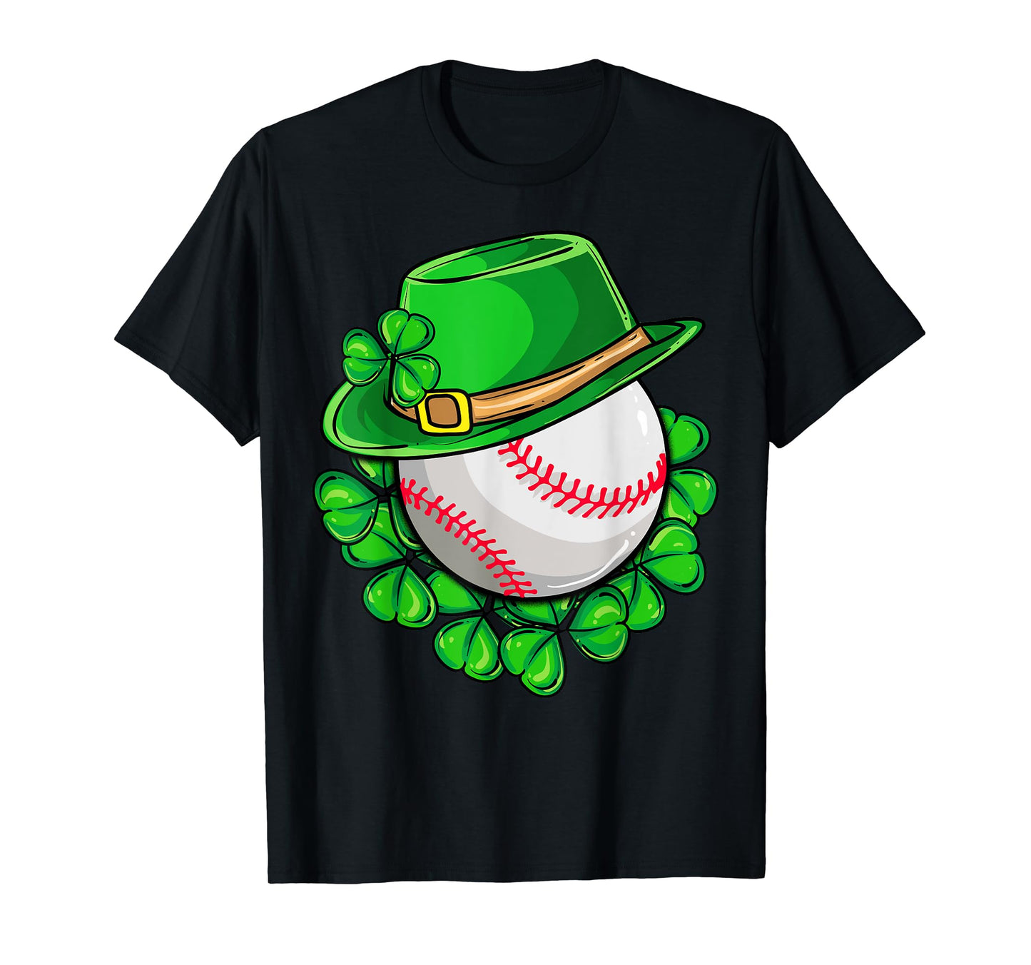 Irish Baseball St Patricks Day T-Shirt - Custom Art Print for Adults - T-Shirt, Sweatshirt, Hoodie