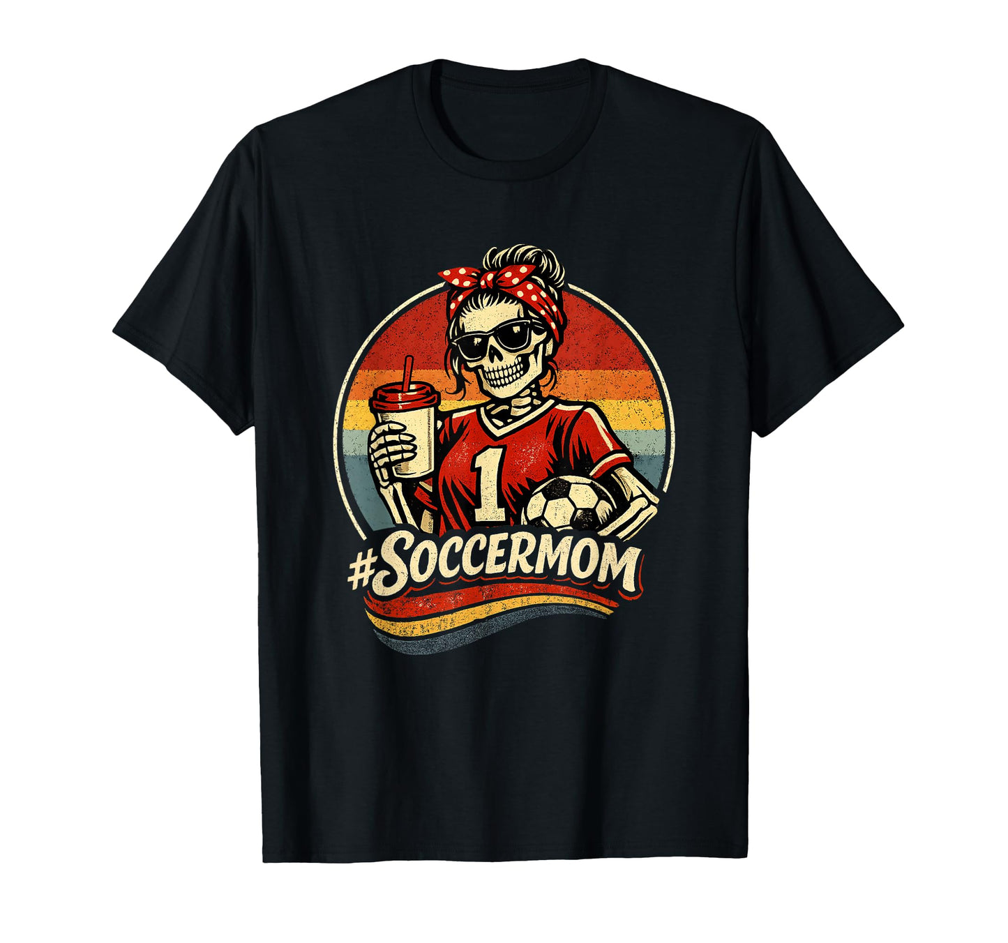 Womens Soccer Mom Soccer Mama T-Shirt - Casual Everyday Wear for Adults - T-Shirt, Sweatshirt, Hoodie