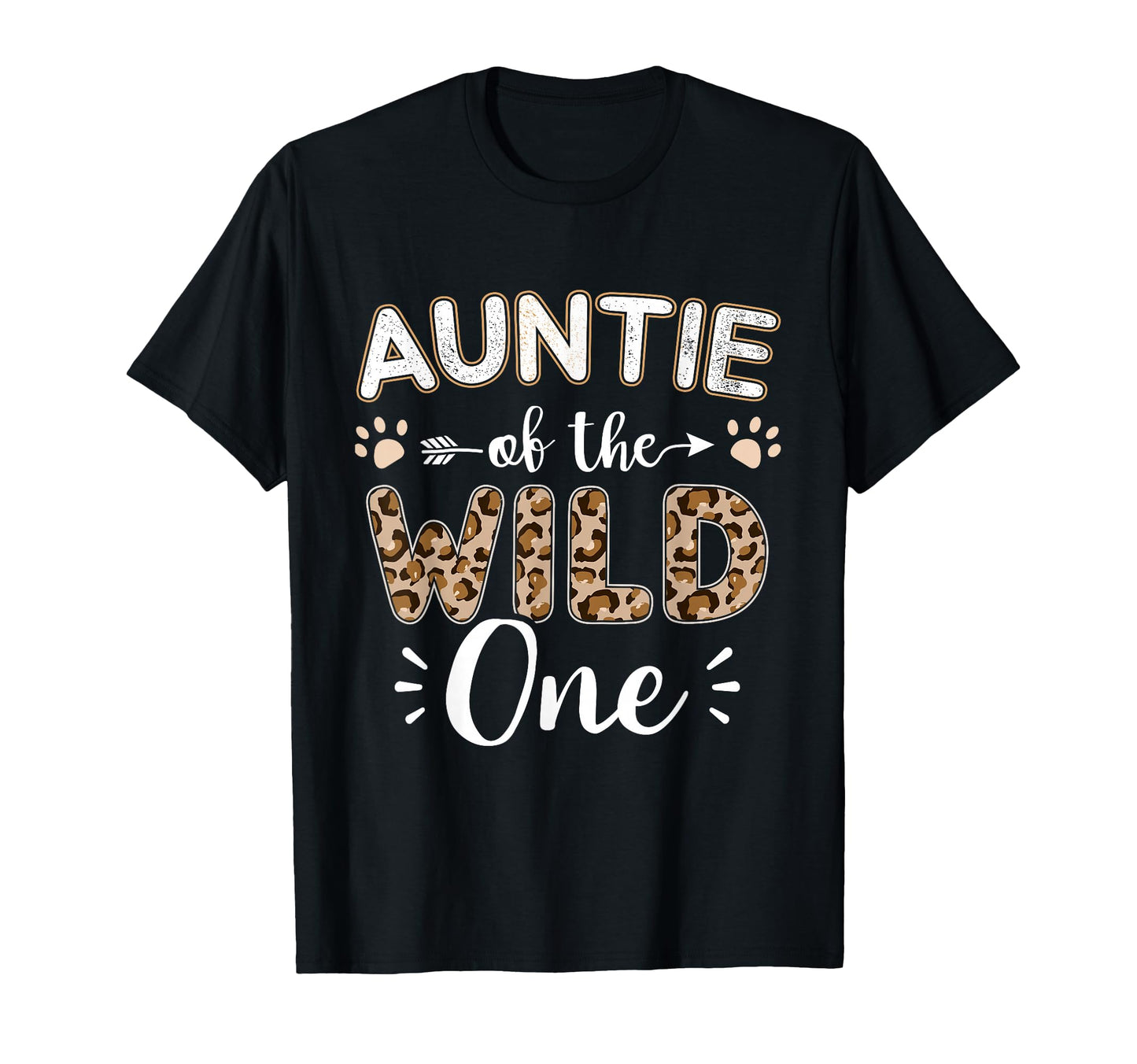 Auntie Wild One Birthday T-Shirt - Casual Everyday Wear for Adults - T-Shirt, Sweatshirt, Hoodie