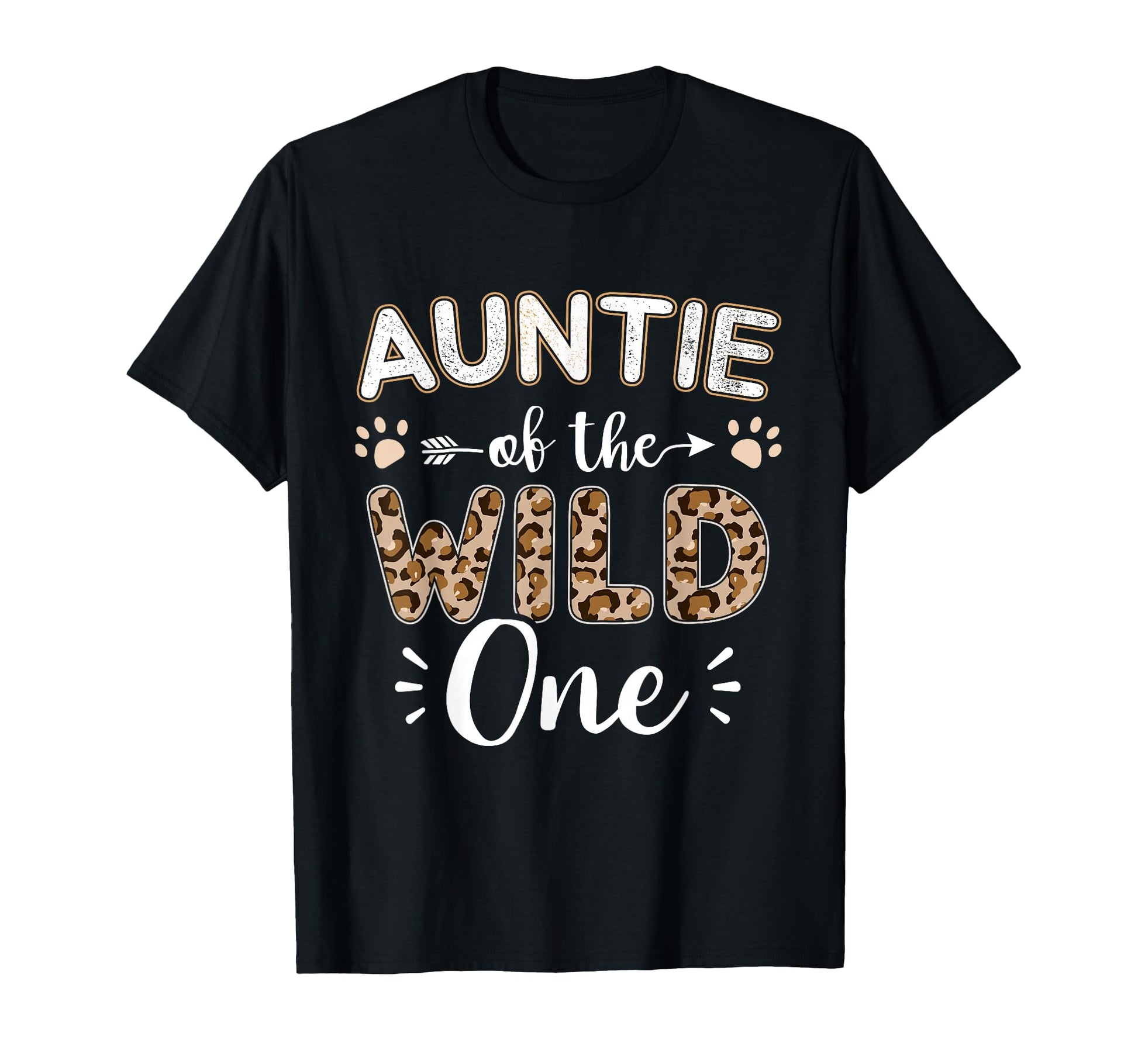 Auntie Wild One Birthday T-Shirt - Casual Everyday Wear for Adults - T-Shirt, Sweatshirt, Hoodie