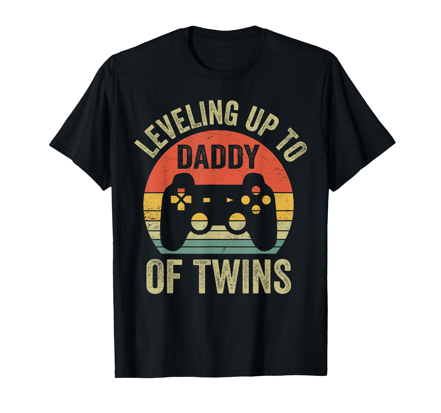 Leveling Up To Daddy Twins Expecting T-Shirt - Aesthetic Graphic Unisex - T-Shirt, Sweatshirt, Hoodie