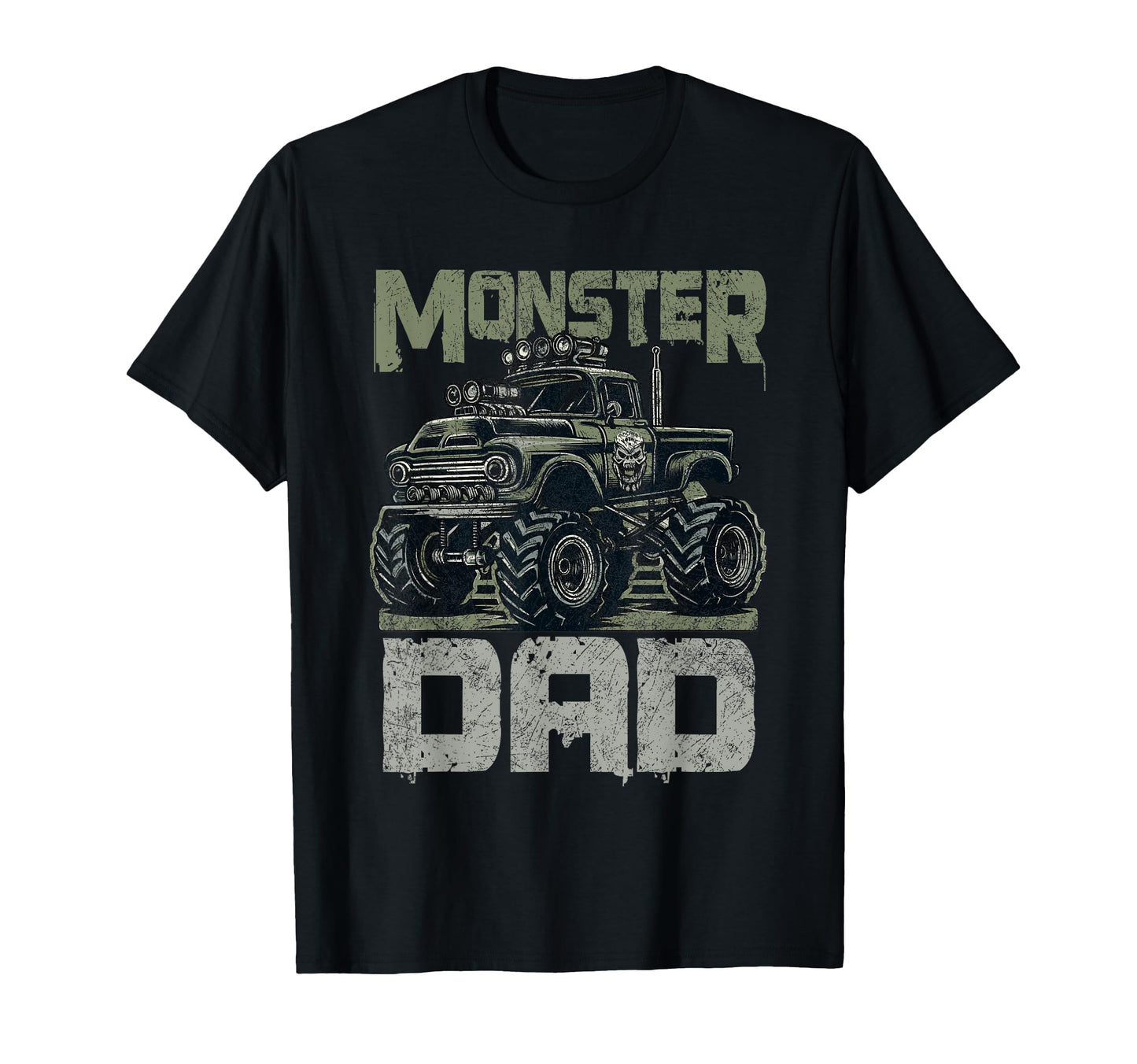 Monster Truck Lover Dad Family T-Shirt - Custom Art Print Men Women - T-Shirt, Sweatshirt, Hoodie